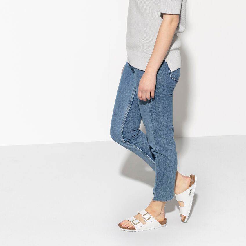 Arizona Classic Footbed: White Patent