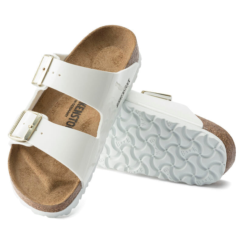 Arizona Classic Footbed: White Patent