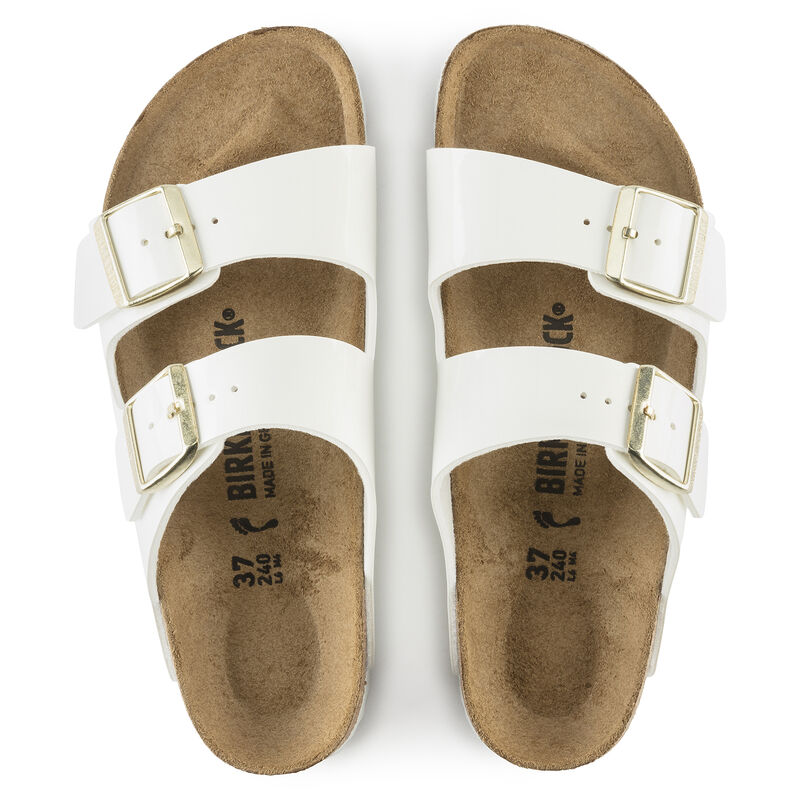Arizona Classic Footbed: White Patent
