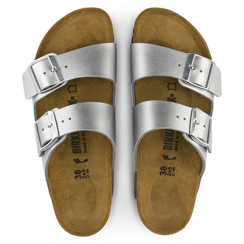 Arizona Classic Footbed: Silver