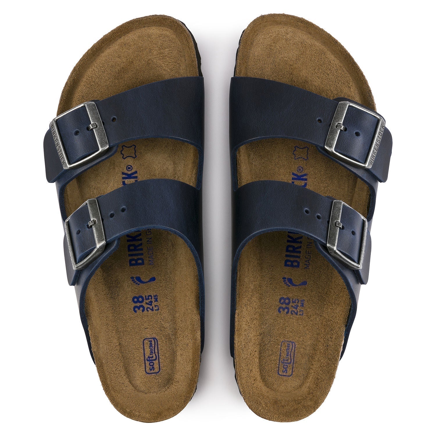 Arizona Soft Footbed: Blue Oiled