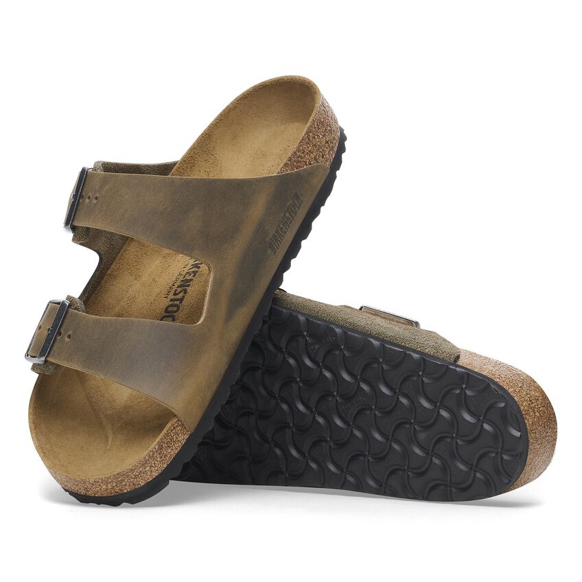 Arizona Classic Footbed: Thyme Suede/Oiled