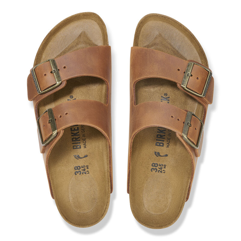Arizona Classic Footbed: Cognac Oiled