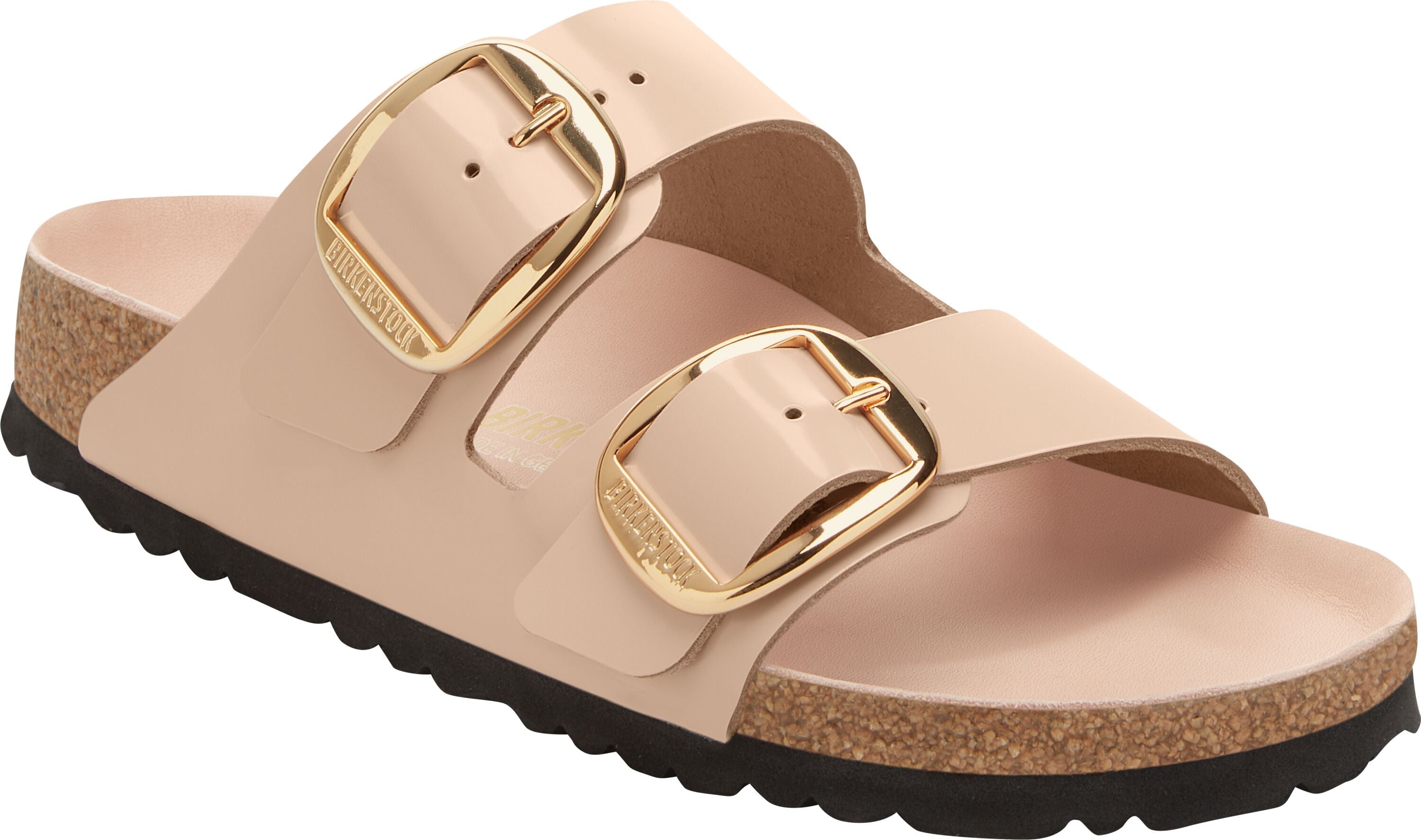 Arizona Classic Footbed: Big Buckle High Shine Beige