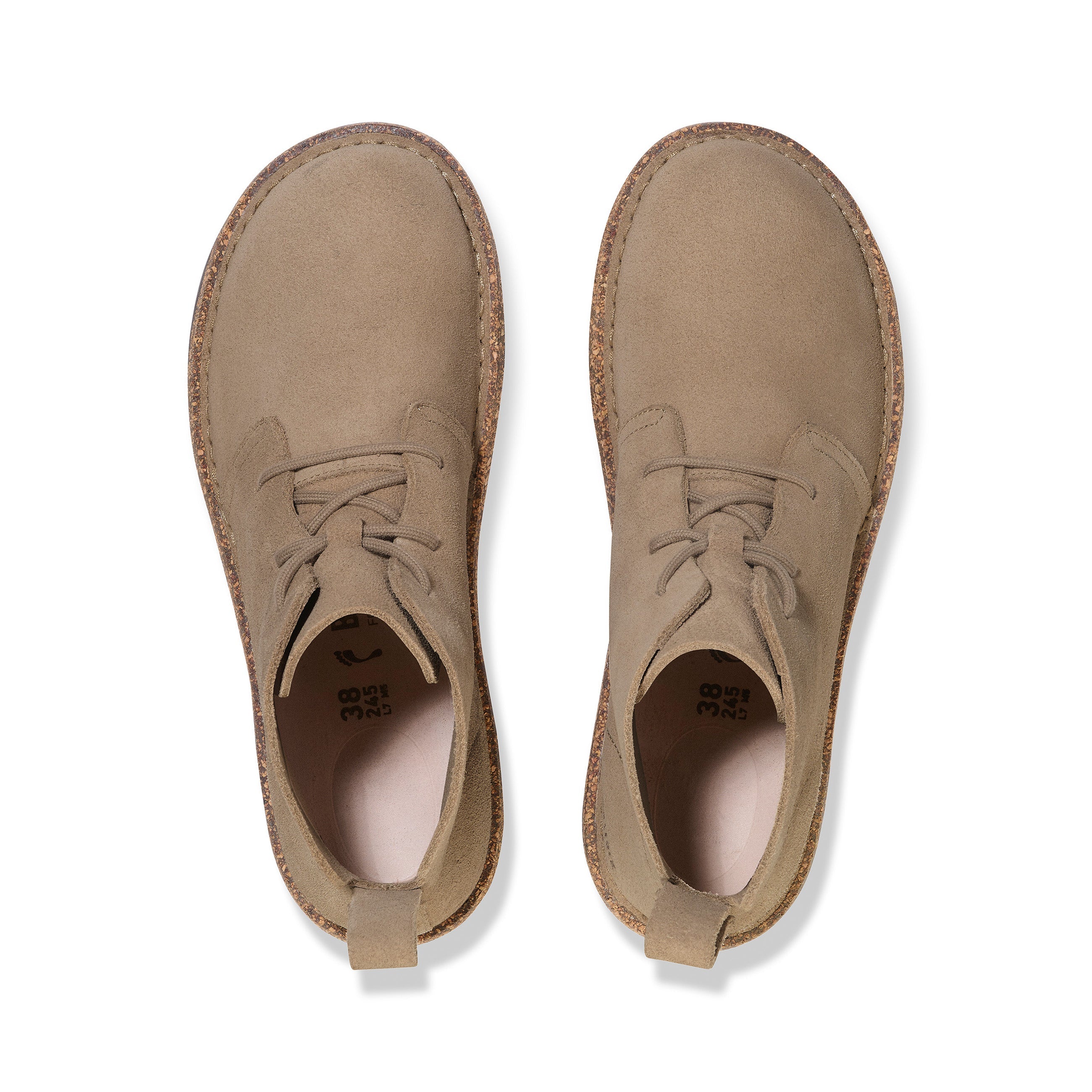 Uppsala Mid Taupe Suede Leather