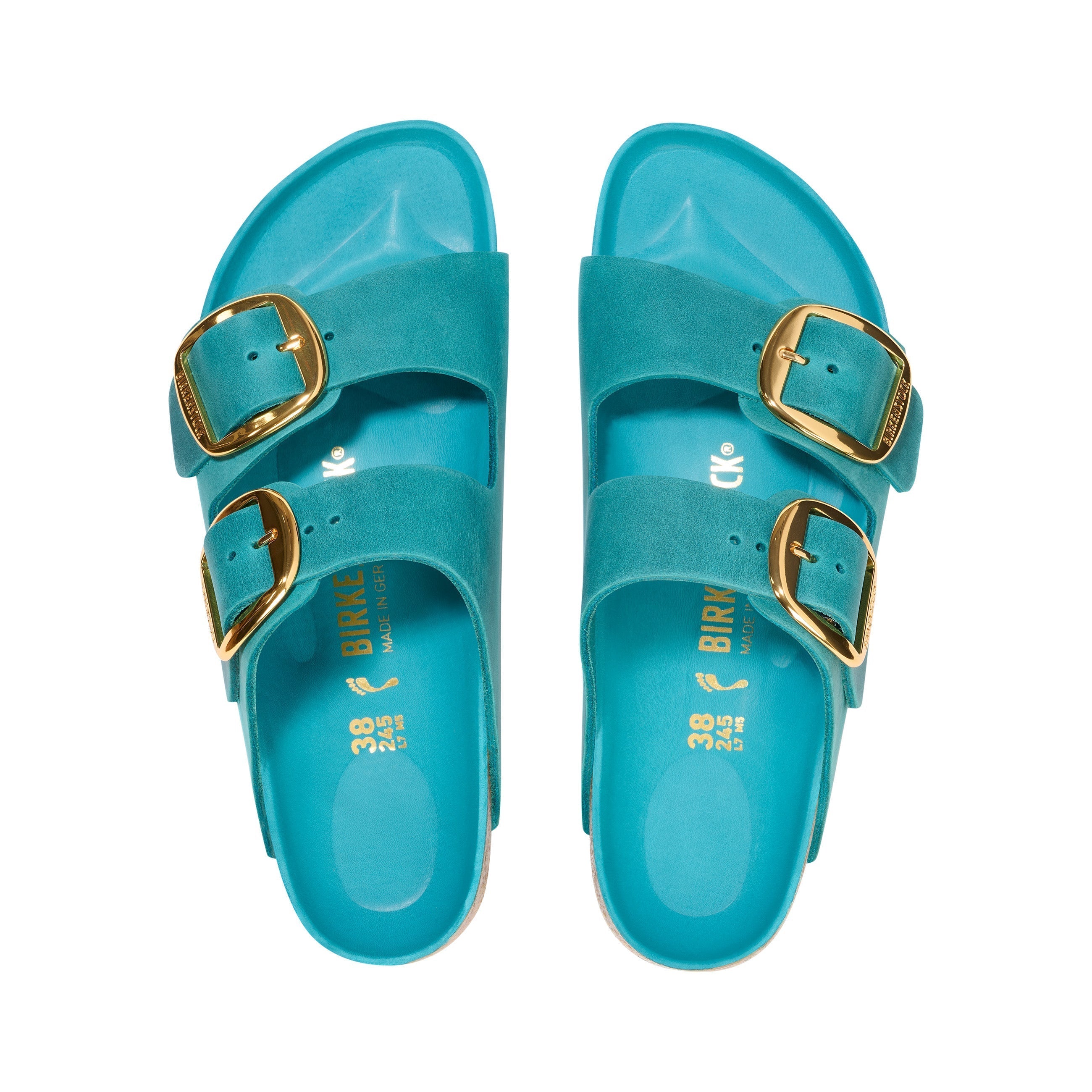 Arizona Big Buckle Biscay Bay Oiled Leather