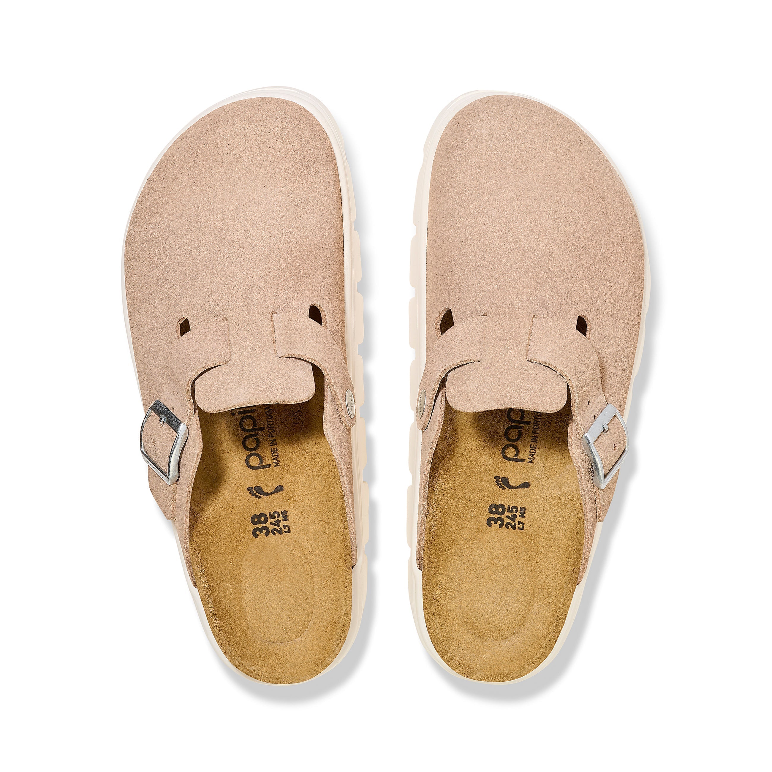 Boston Chunky Warm Sand Suede Leather