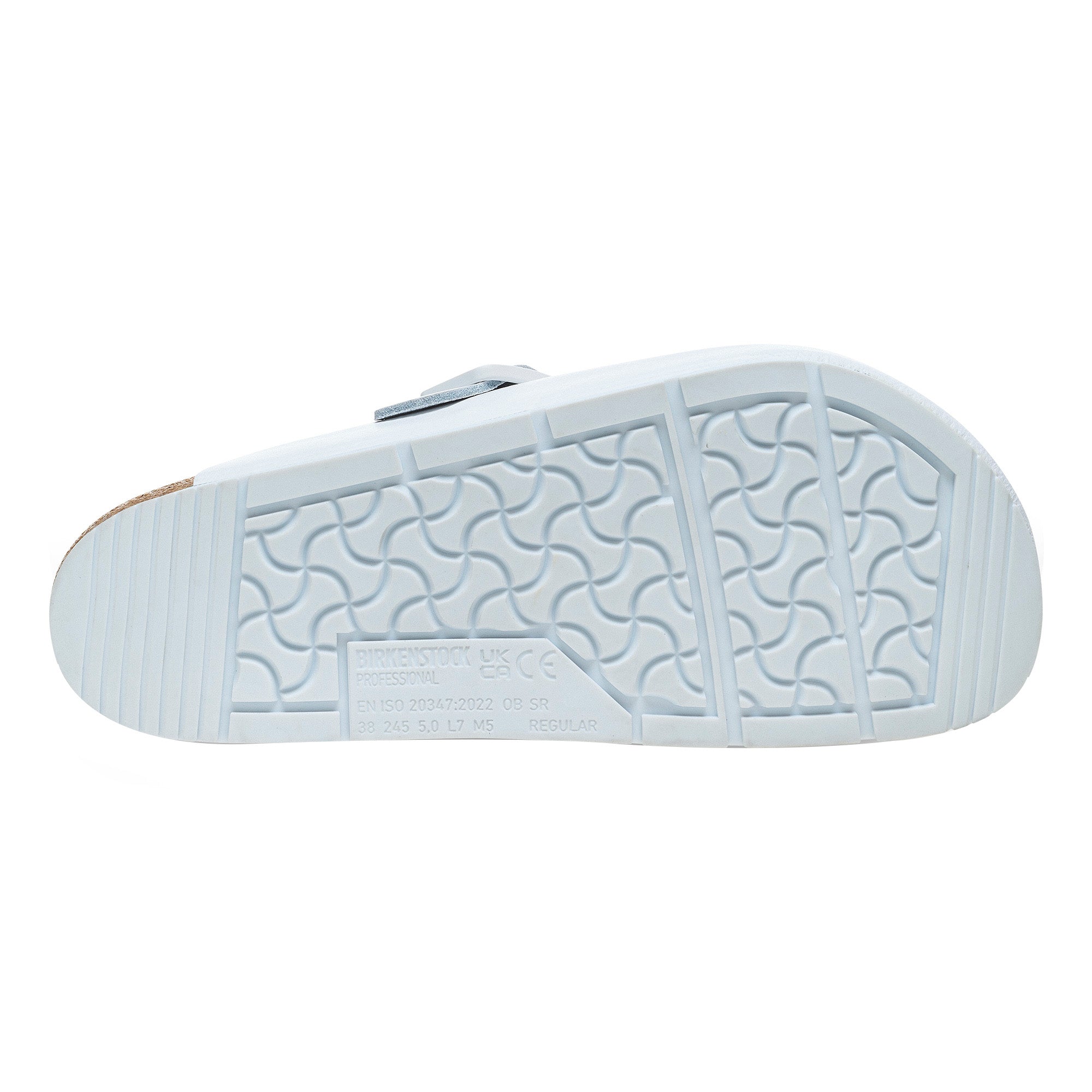 Boston Pro White PU Coated Natural Leather