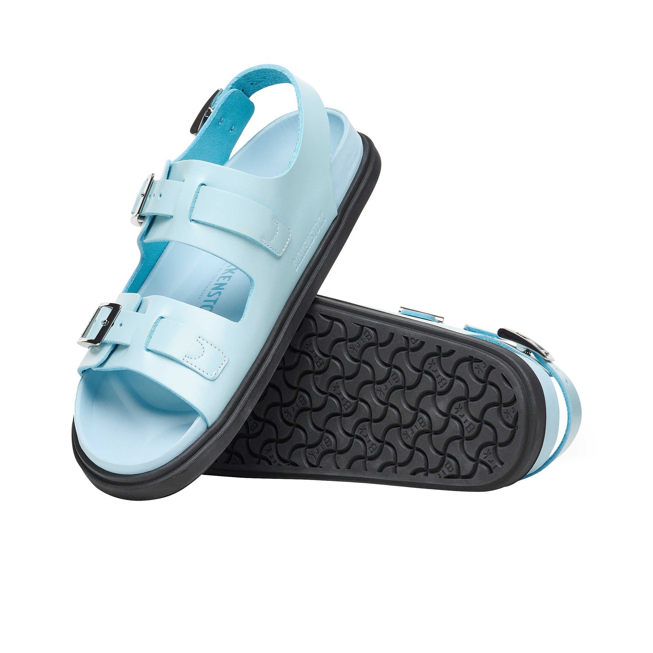 Rods Mineral Blue Natural Leather