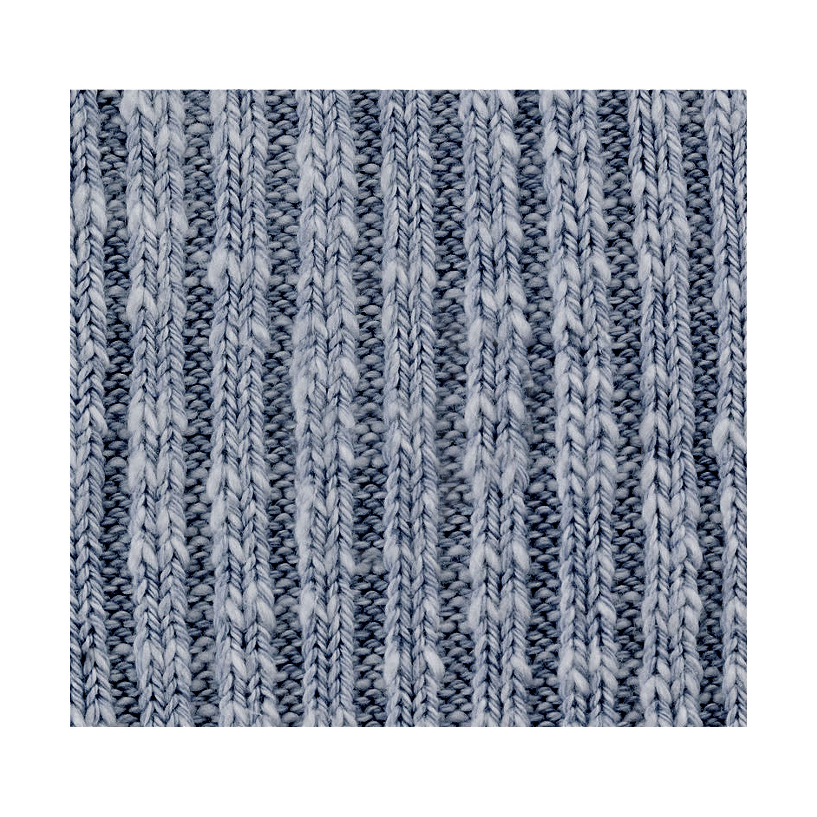 Cotton Slub Blue White