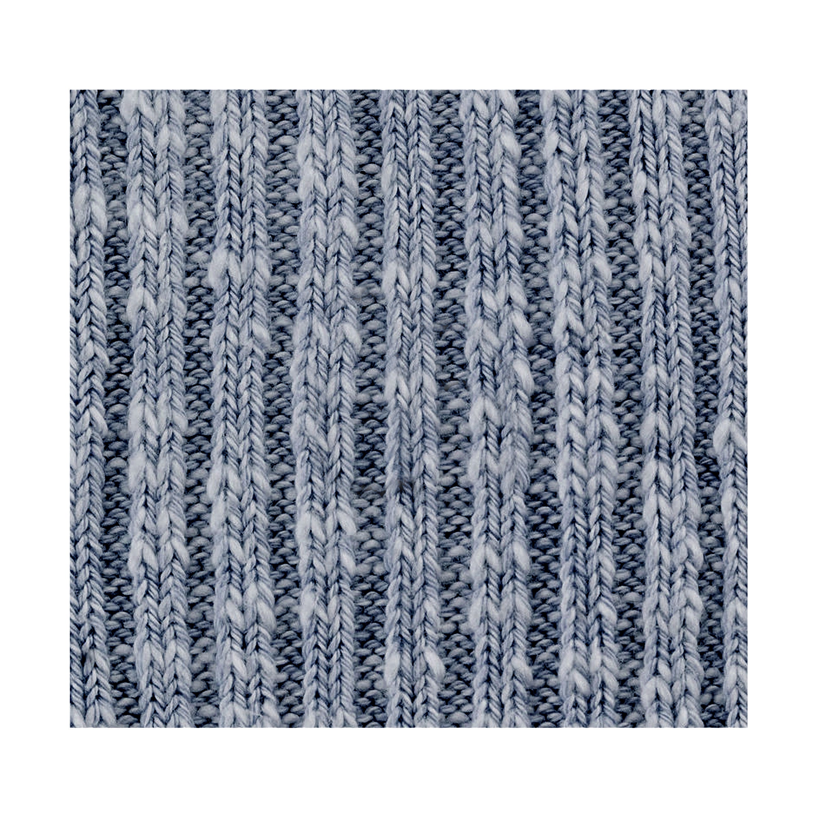 Cotton Slub Blue White