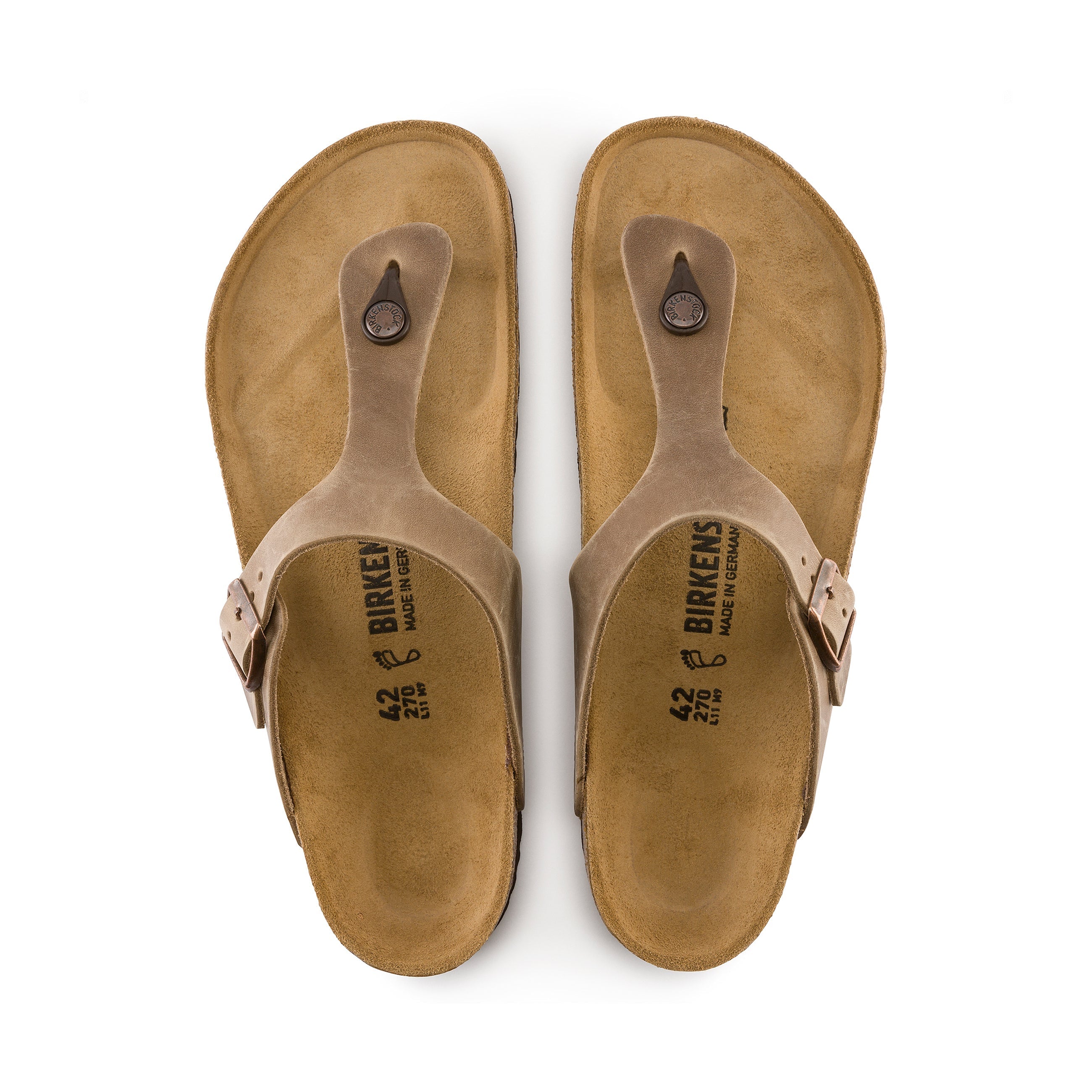 Gizeh Tabacco Brown Oiled Leather