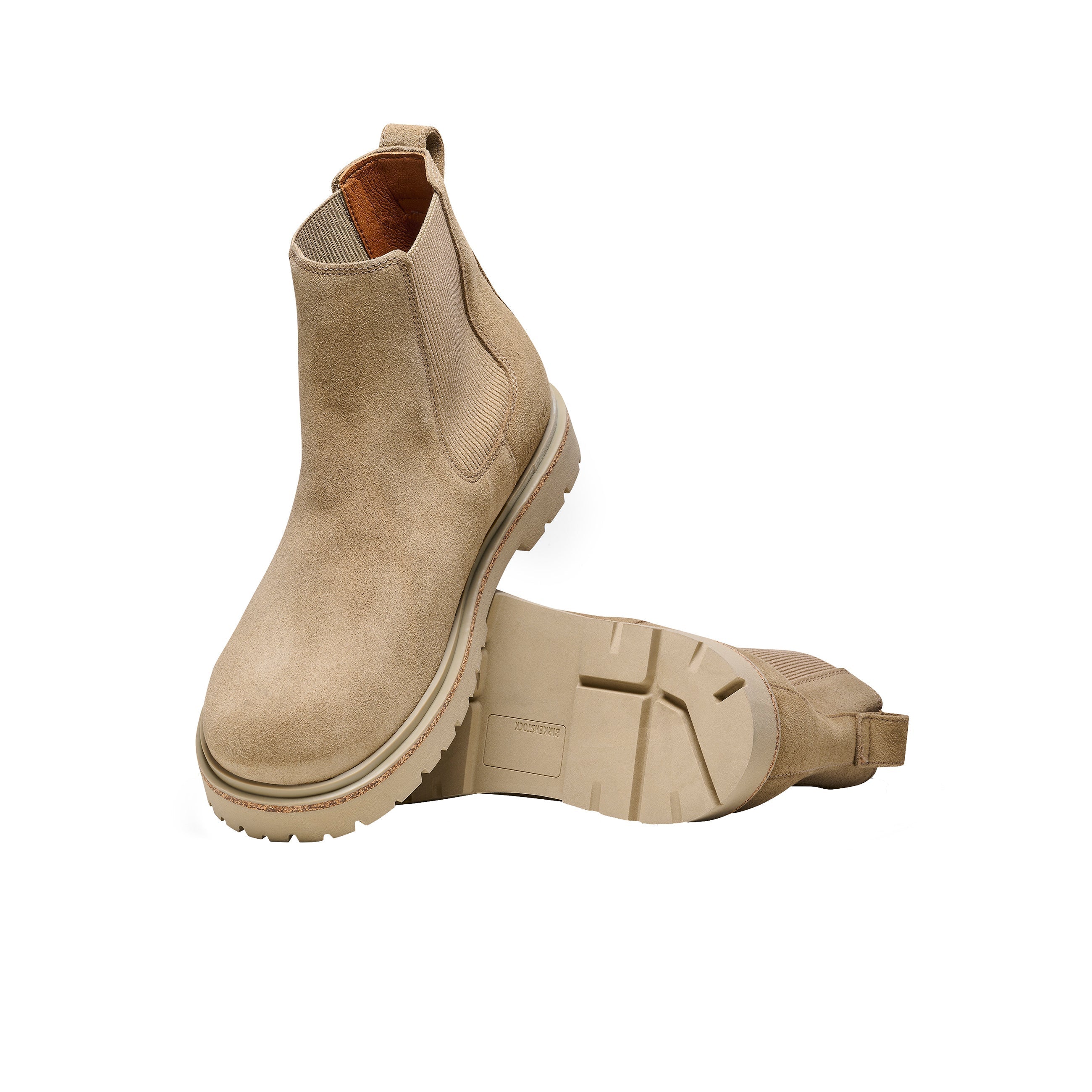 Highwood M Taupe Suede Leather