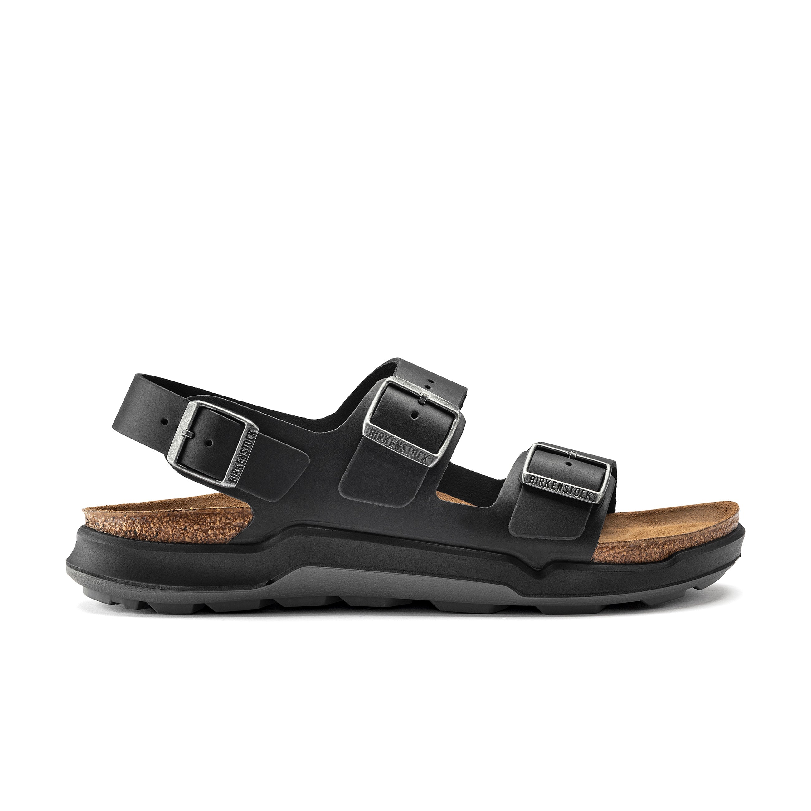 Milano Cross Town Arctic Black Waxy Leather