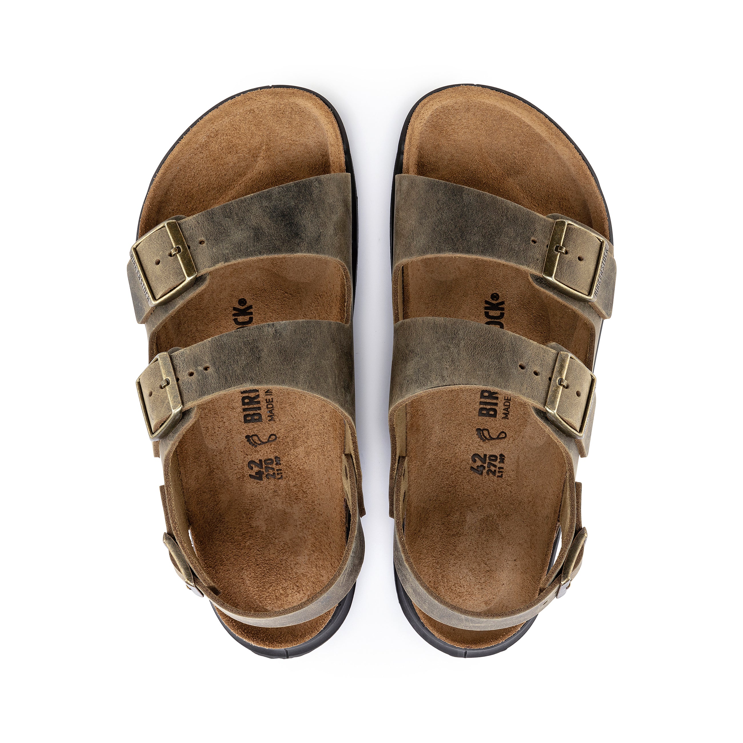 Milano Cross Town Arctic Faded Khaki Waxy Leather