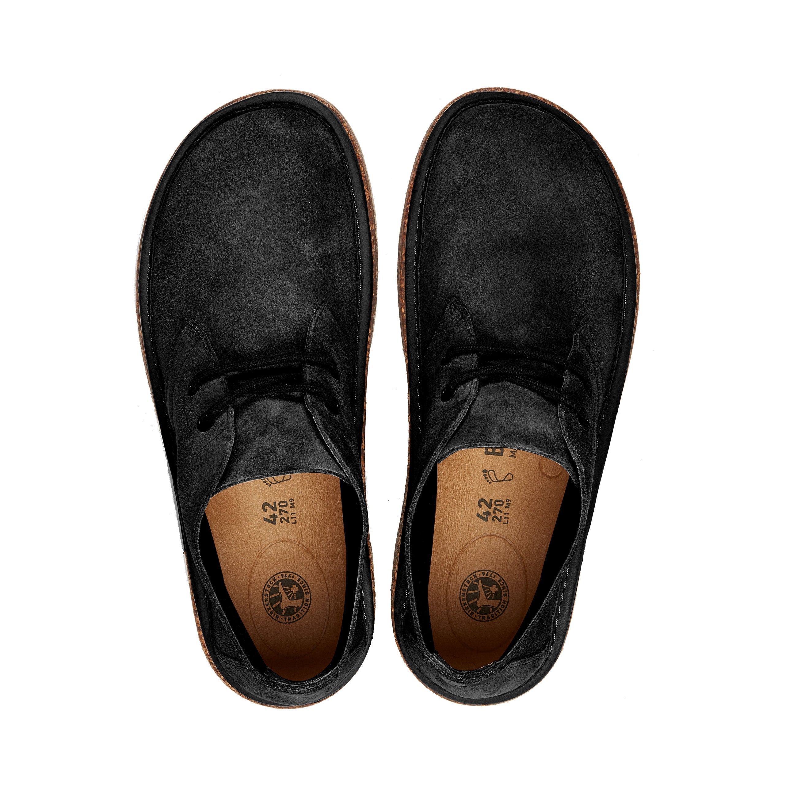 Milton Black Suede Leather