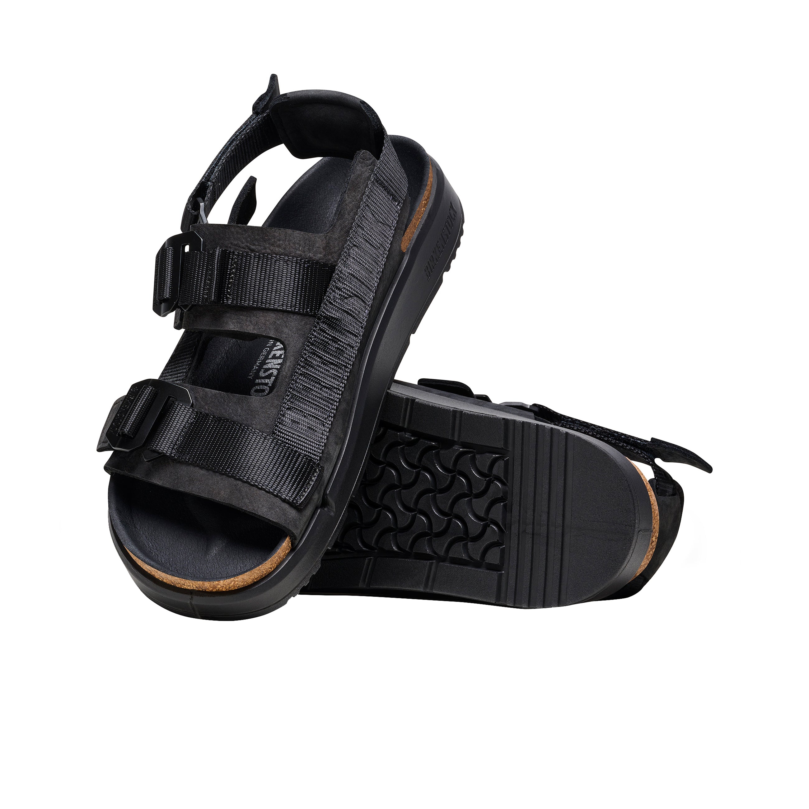 Shinjuku Black Natural Leather/Textile