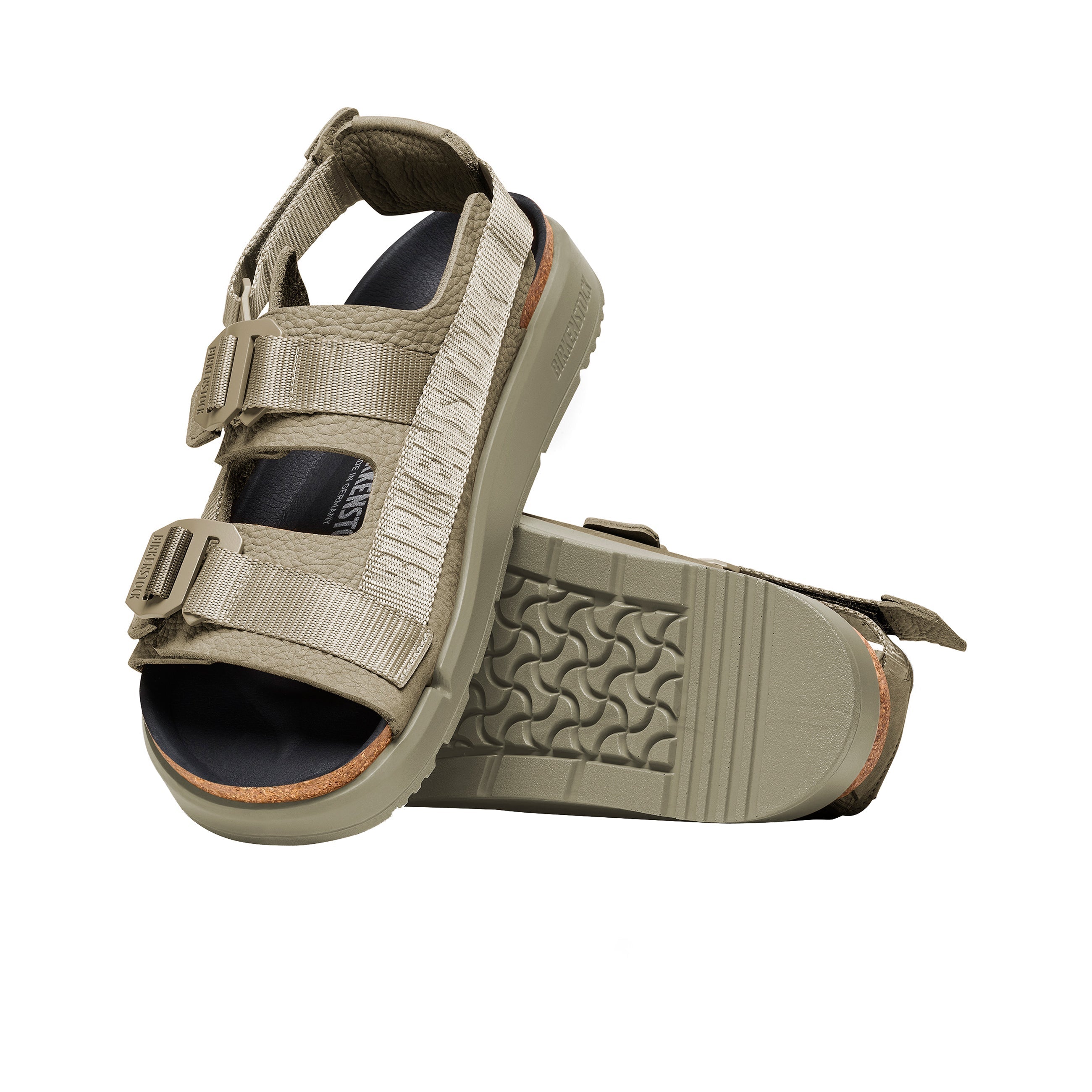 Shinjuku Eucalyptus Nubuck Leather/Textile