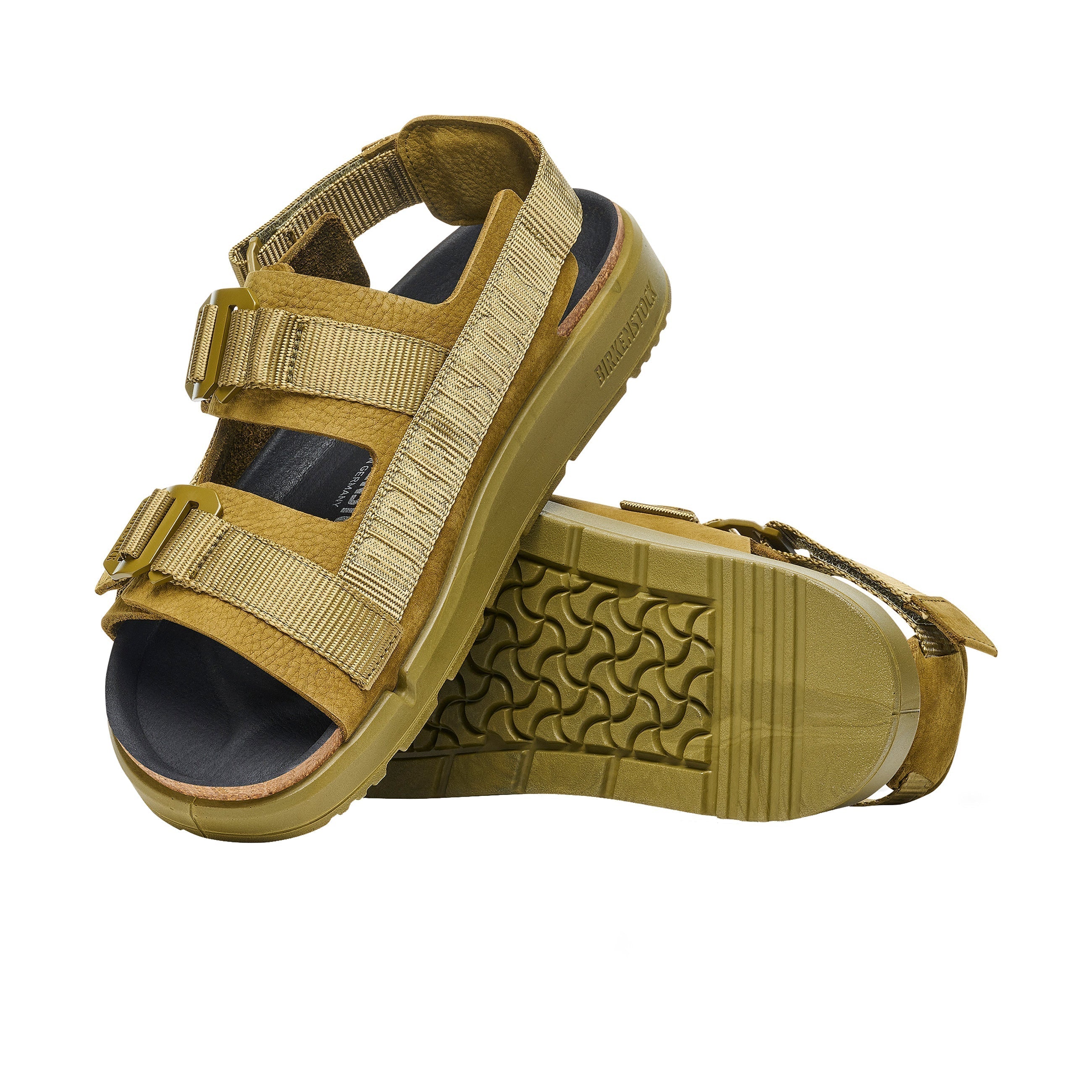 Shinjuku Pine Green Nubuck Leather/Textile