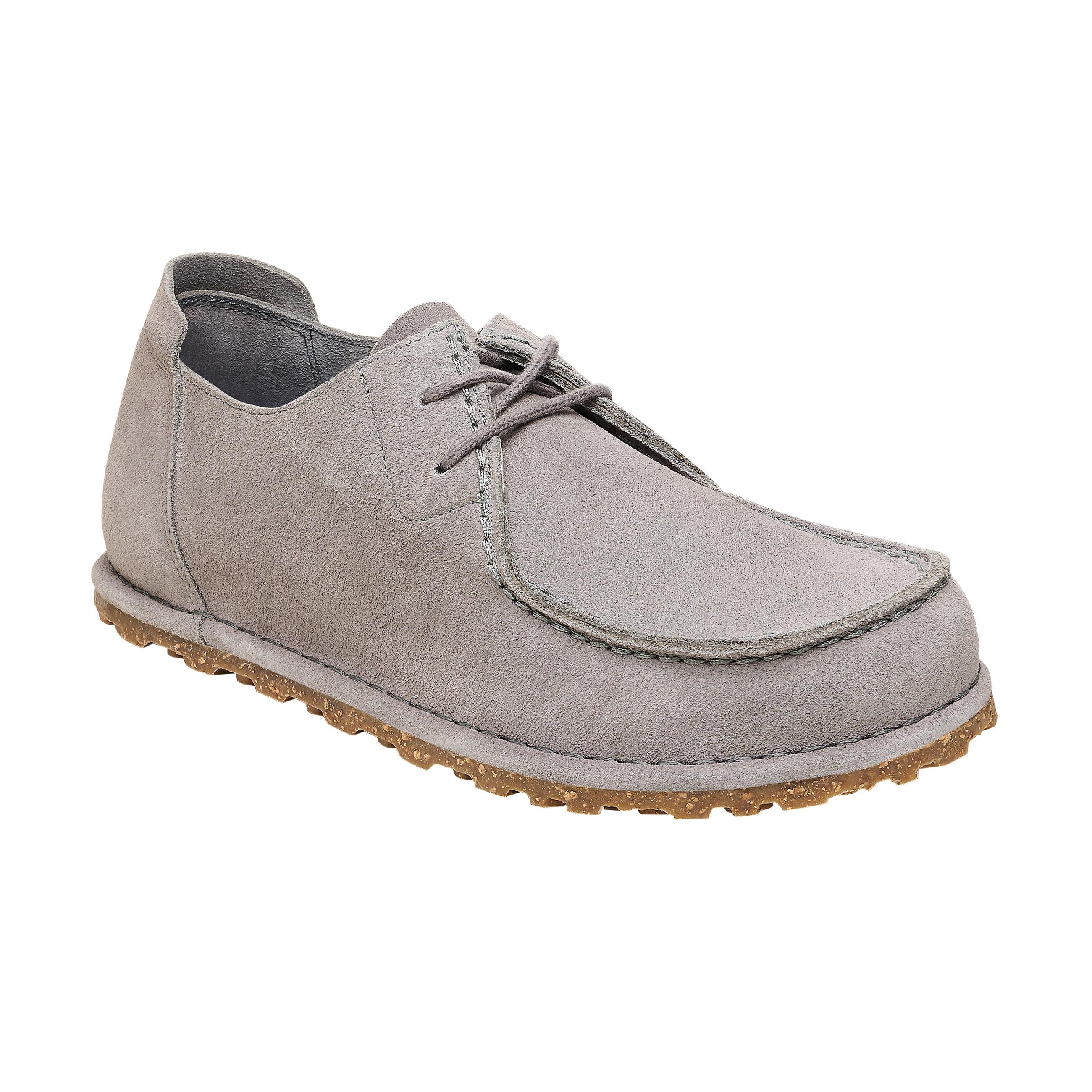Utti Lace Whale Gray Suede Leather