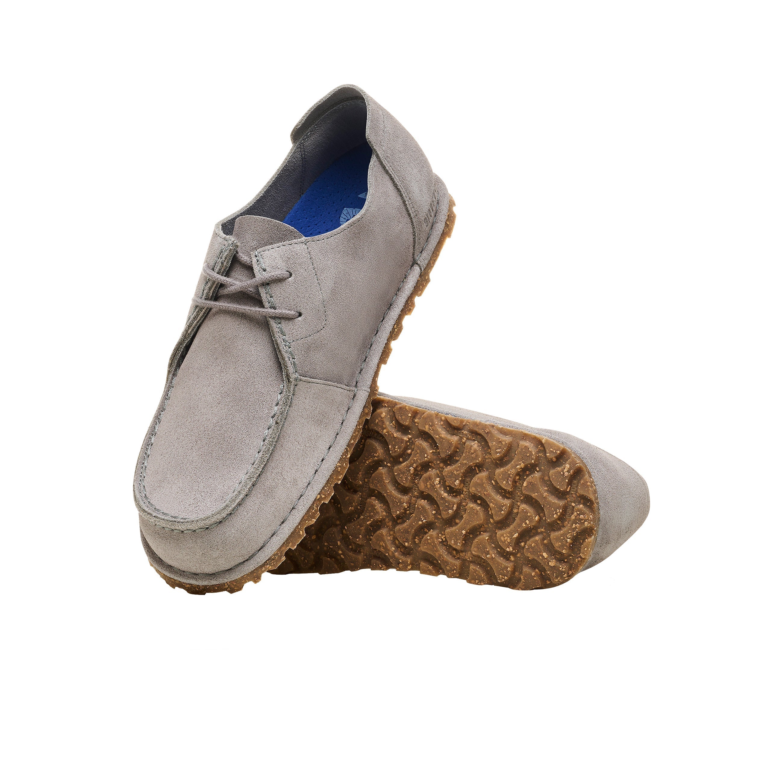 Utti Lace Whale Gray Suede Leather