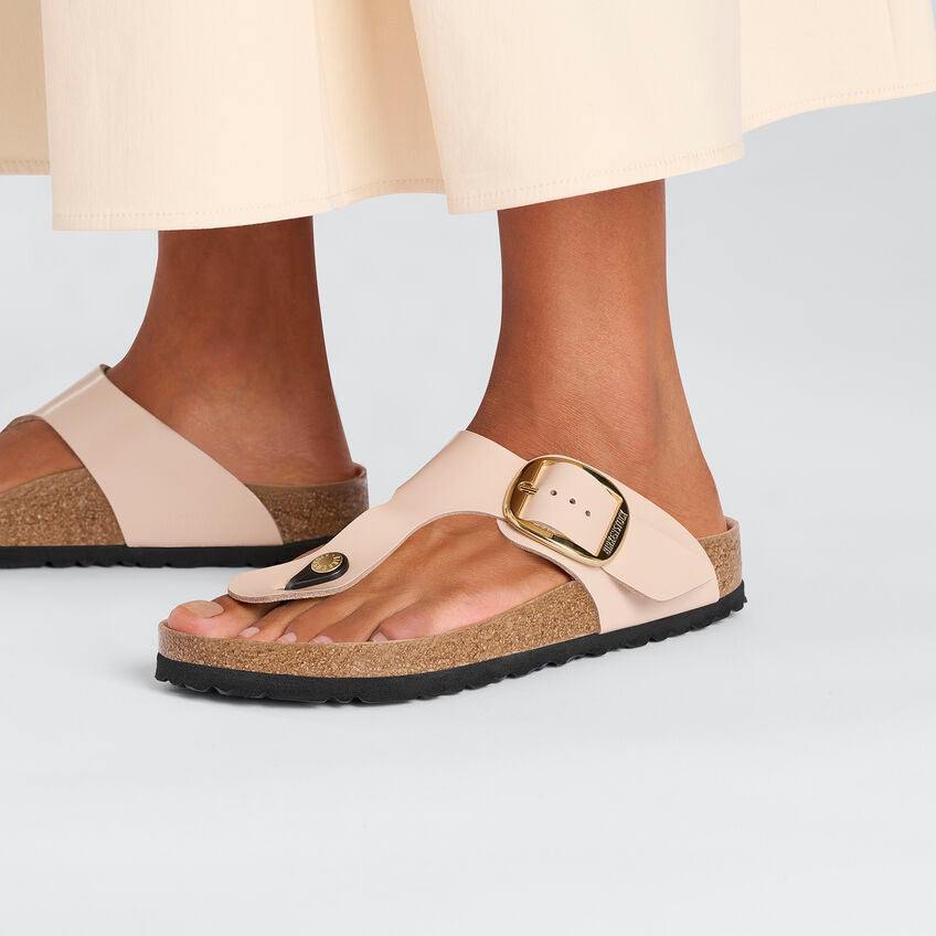 Gizeh Big Buckle: High Shine Beige