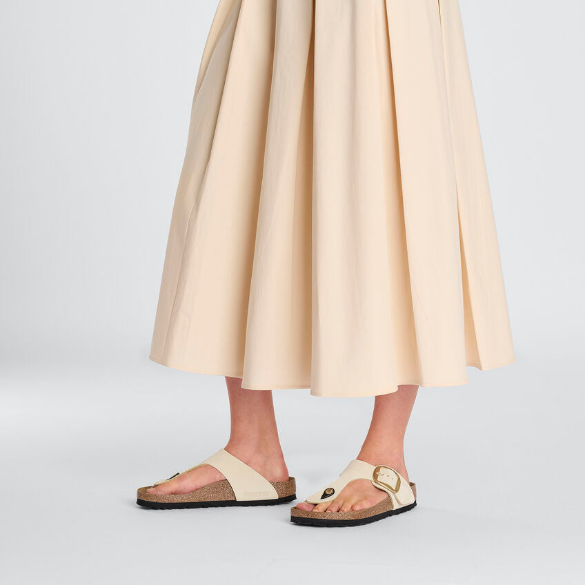 Gizeh Big Buckle: Ecru