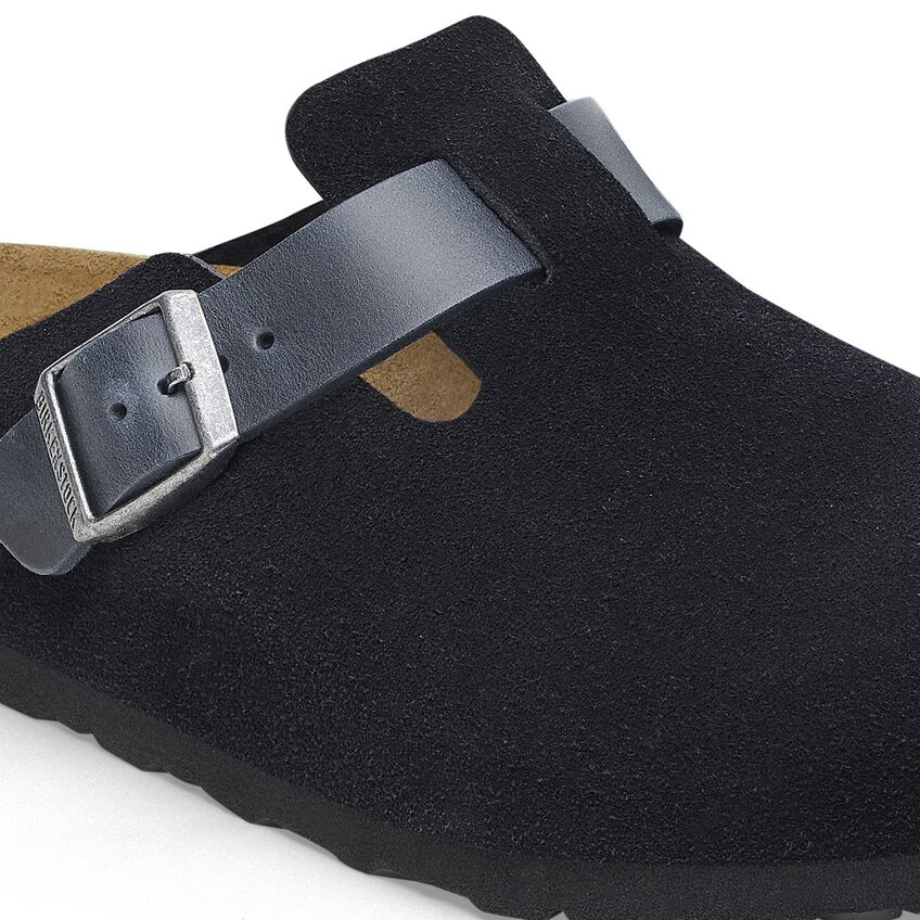 Boston Classic Footbed: Midnight Suede/Oiled