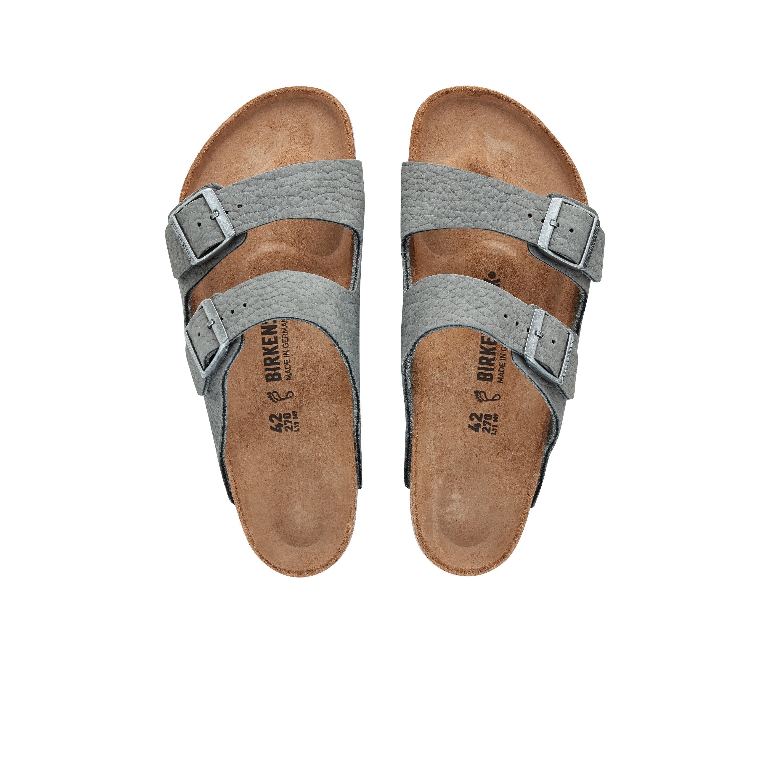 Arizona Desert Buck Whale Gray Nubuck Leather