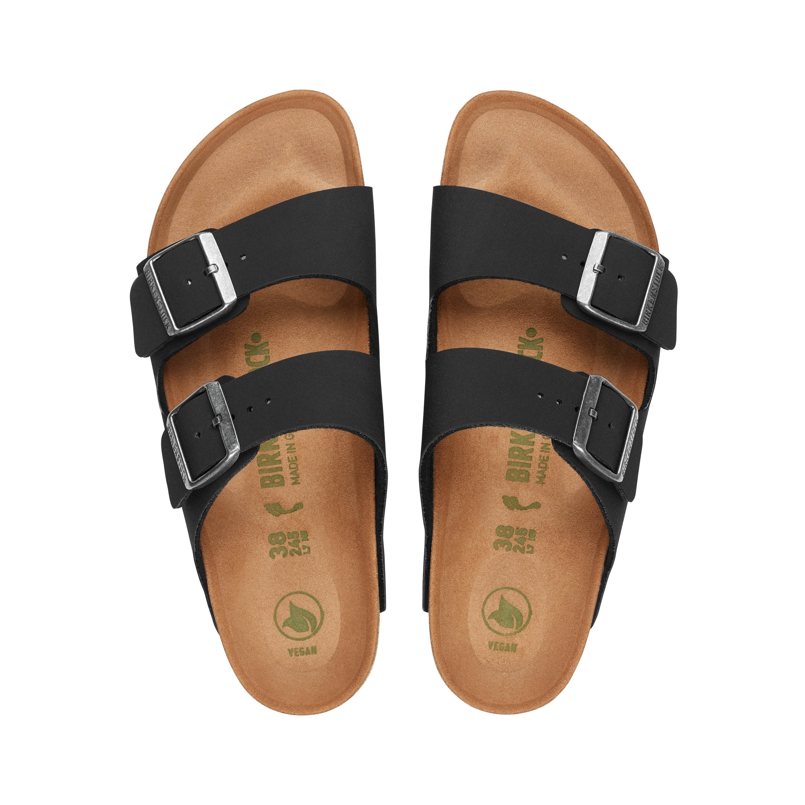Arizona Black BirkiBuc/Microfiber Vegan