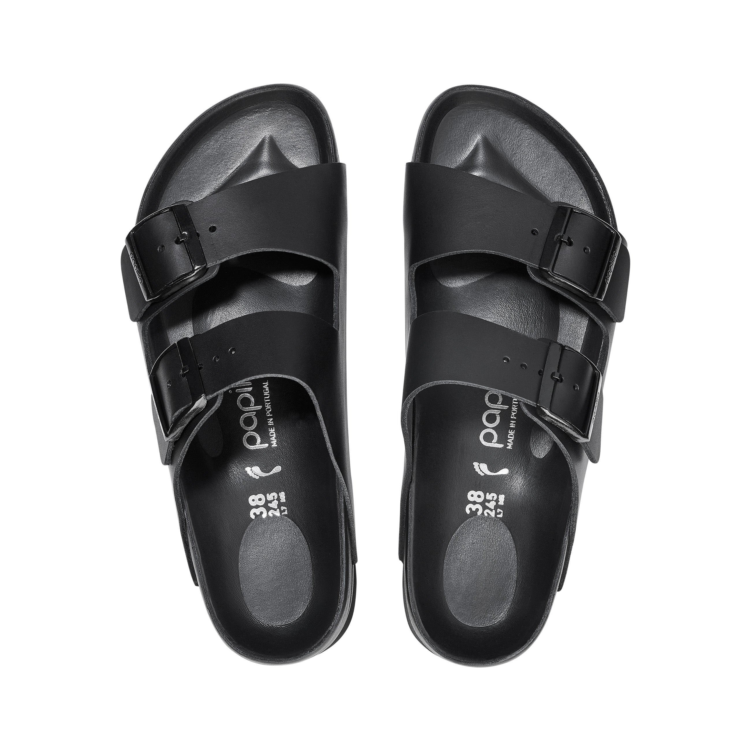Arizona Exquisite Flex Platform Black Smooth Leather