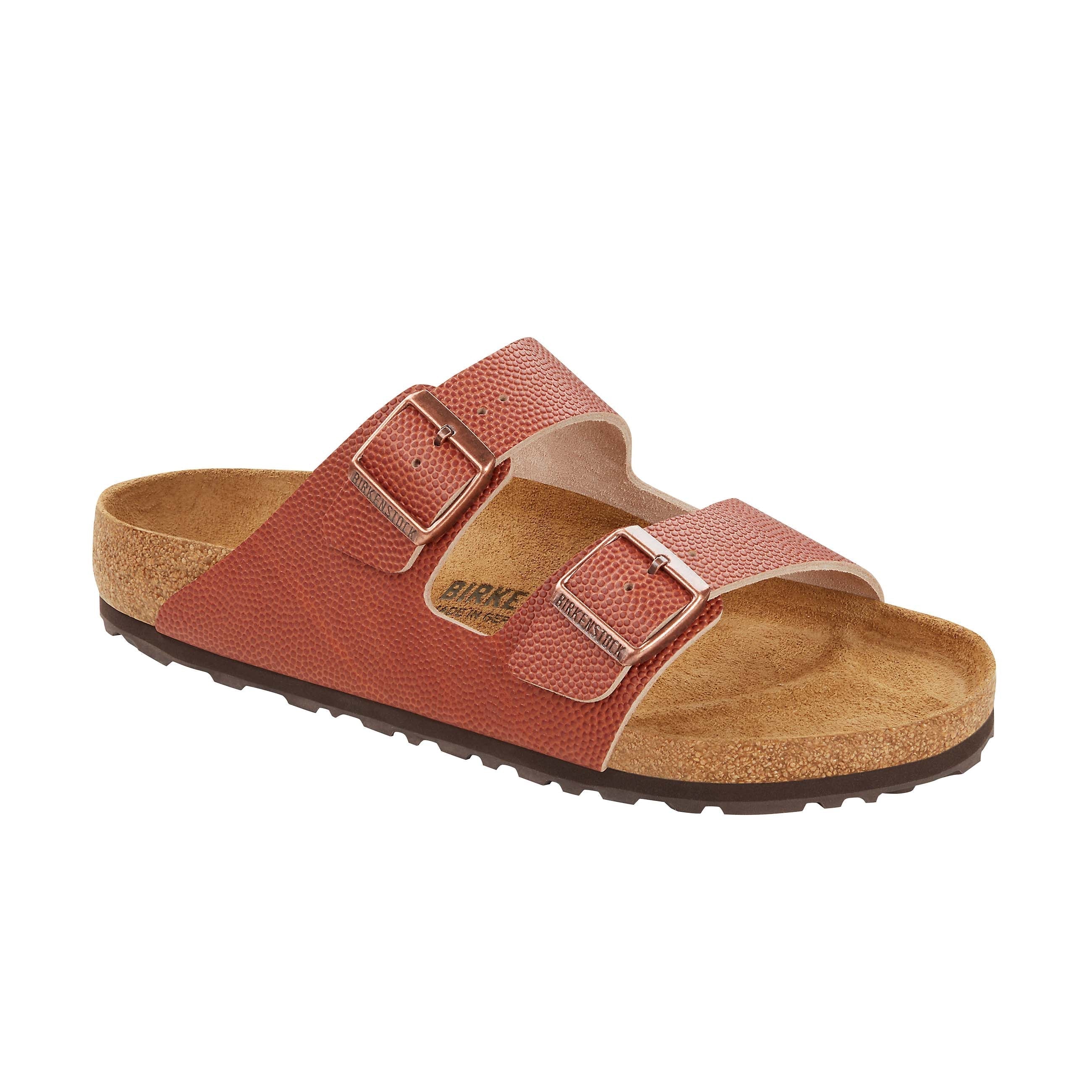 Arizona Ginger Brown Embossed Natural Leather