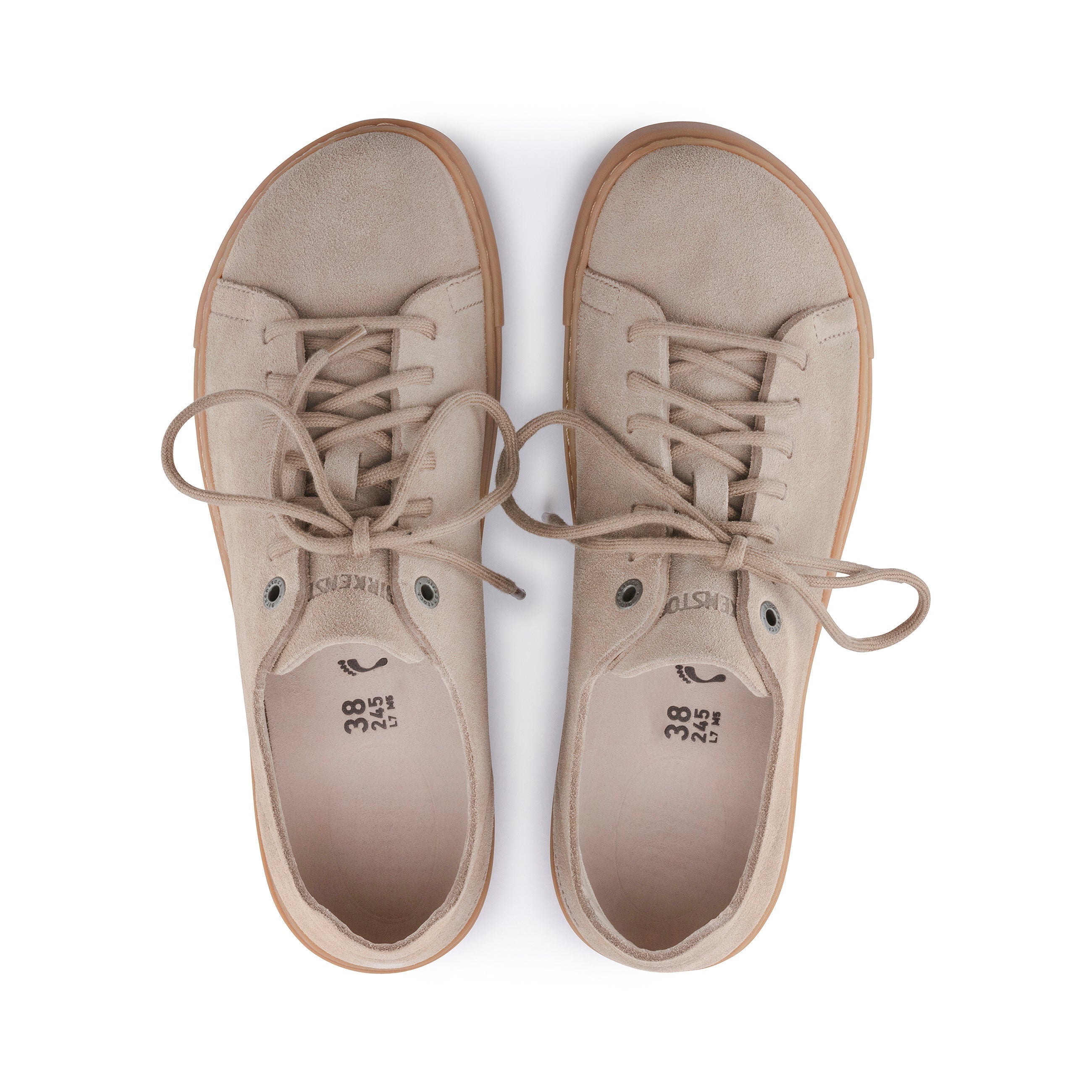 Bend Taupe Suede Leather