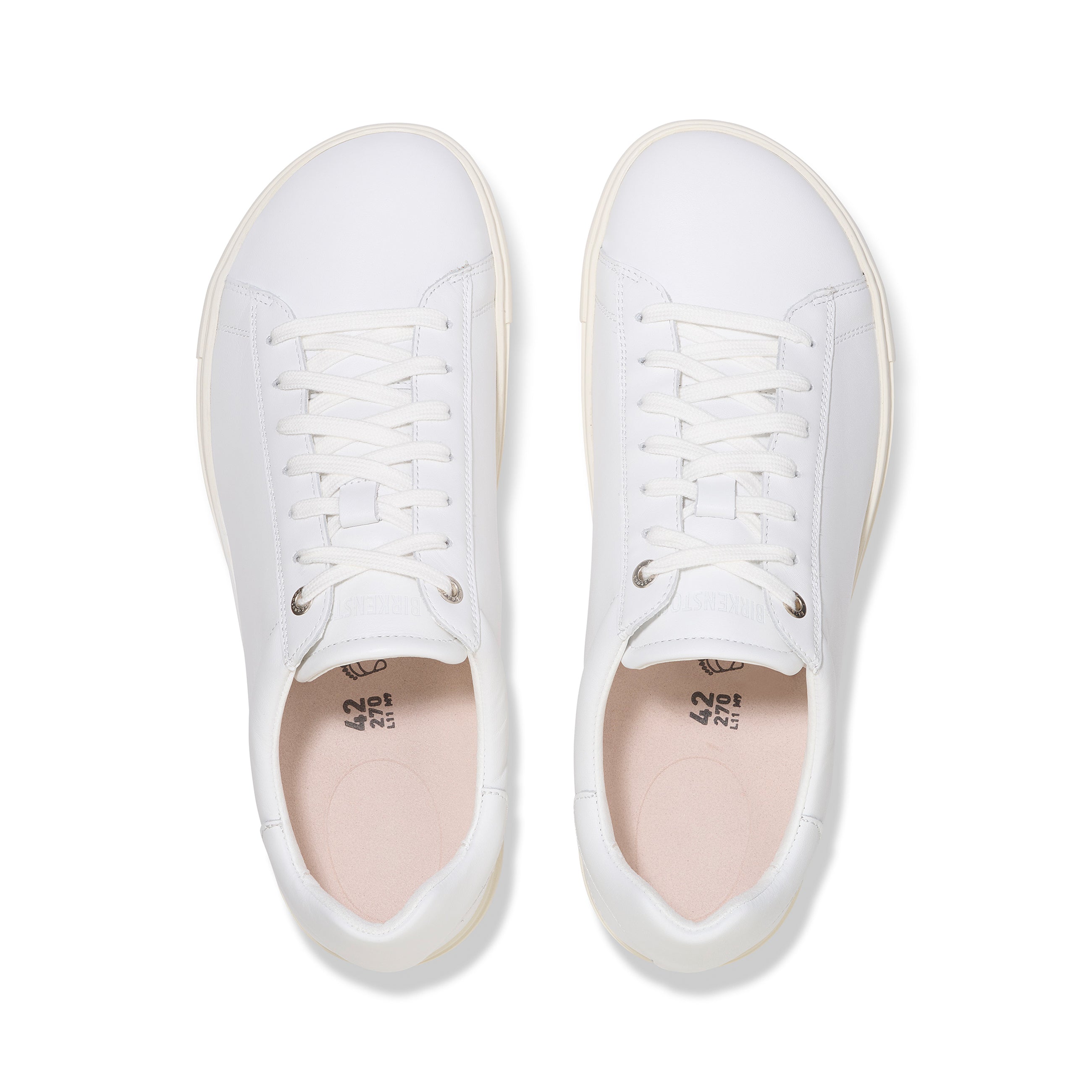 Bend White Smooth Leather