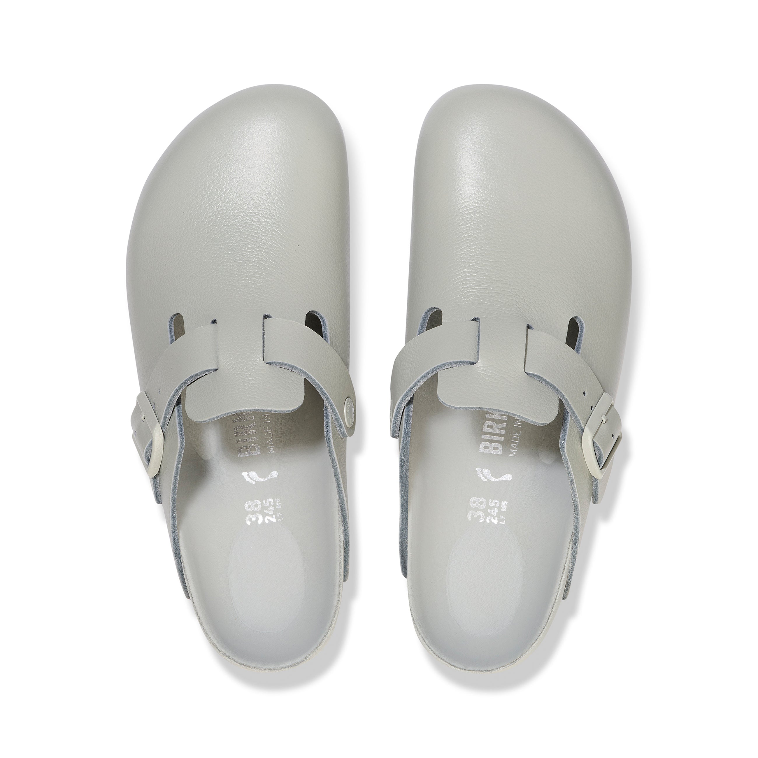 Boston Exquisite Mineral Gray Natural Leather