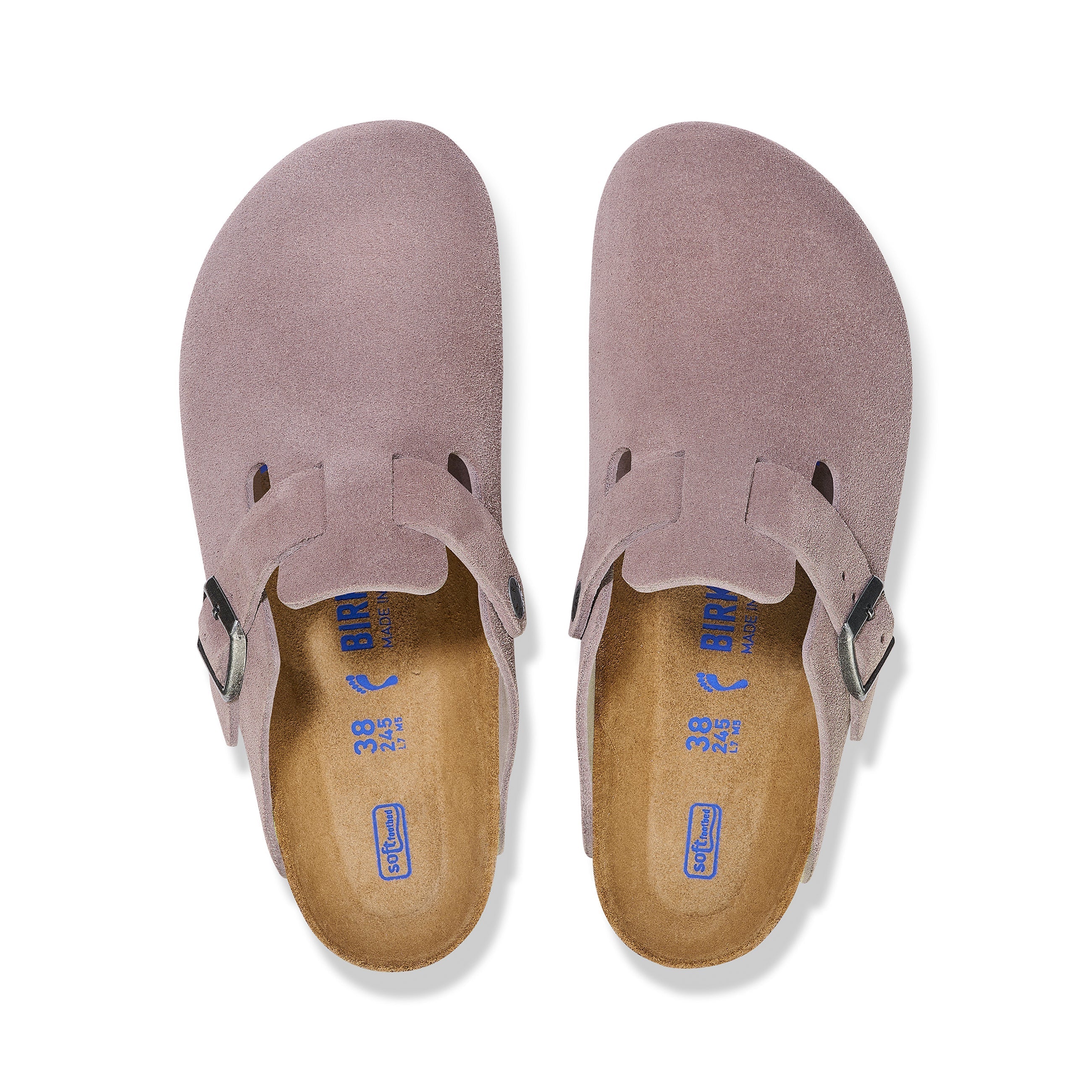 Boston SFB Suede Leather Faded Purple
