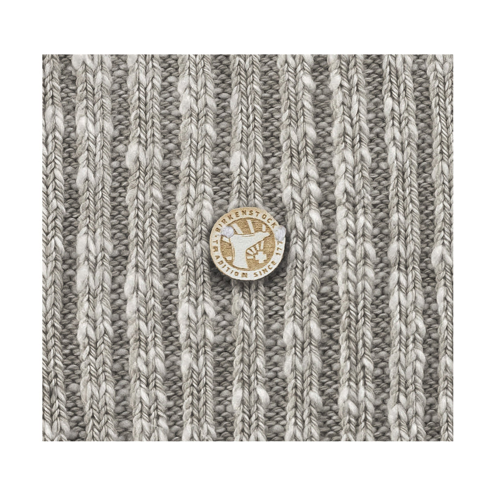 Cotton Slub Sock Grey White