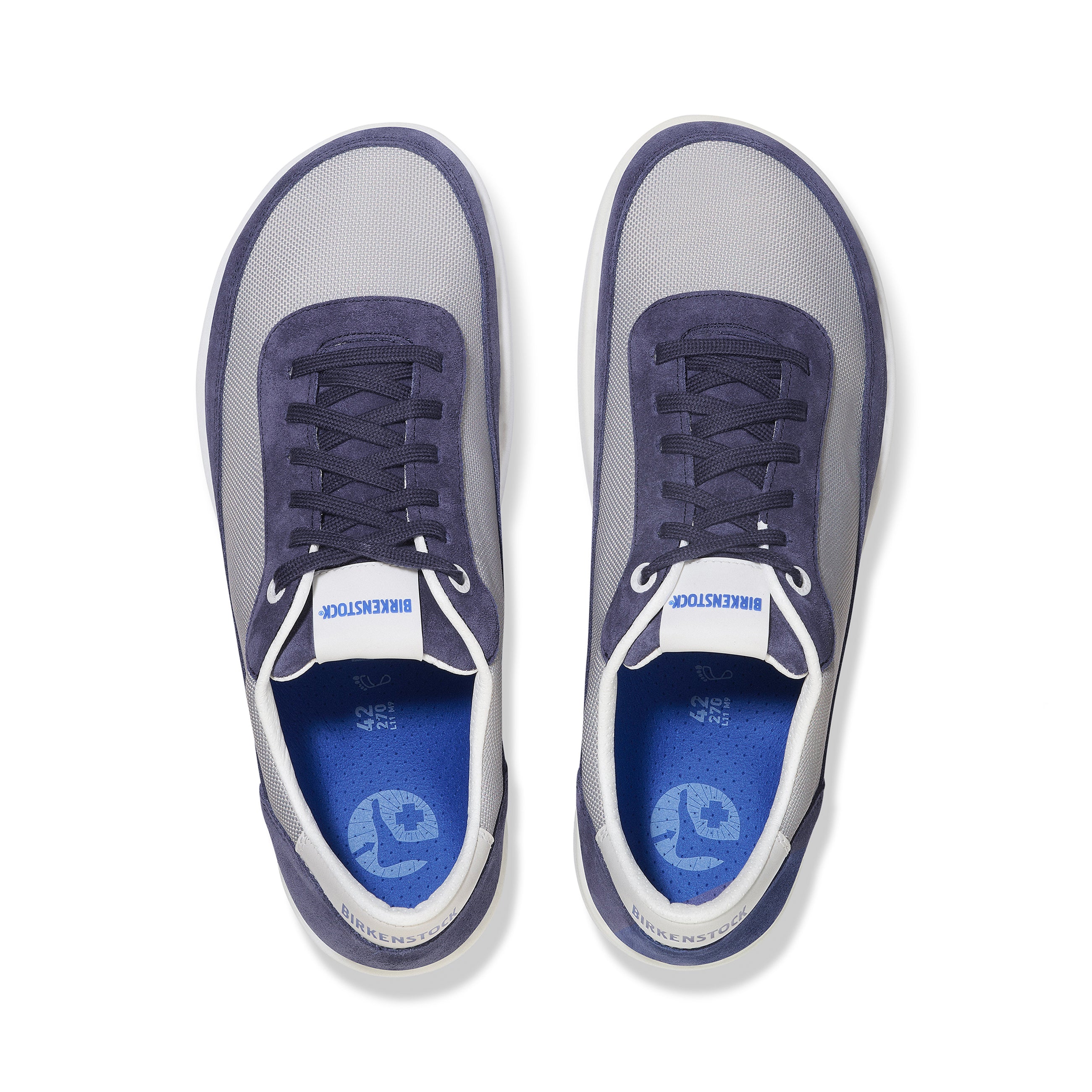 Honnef City Indigo/Stone Coin Nylon Mesh/Suede Leather