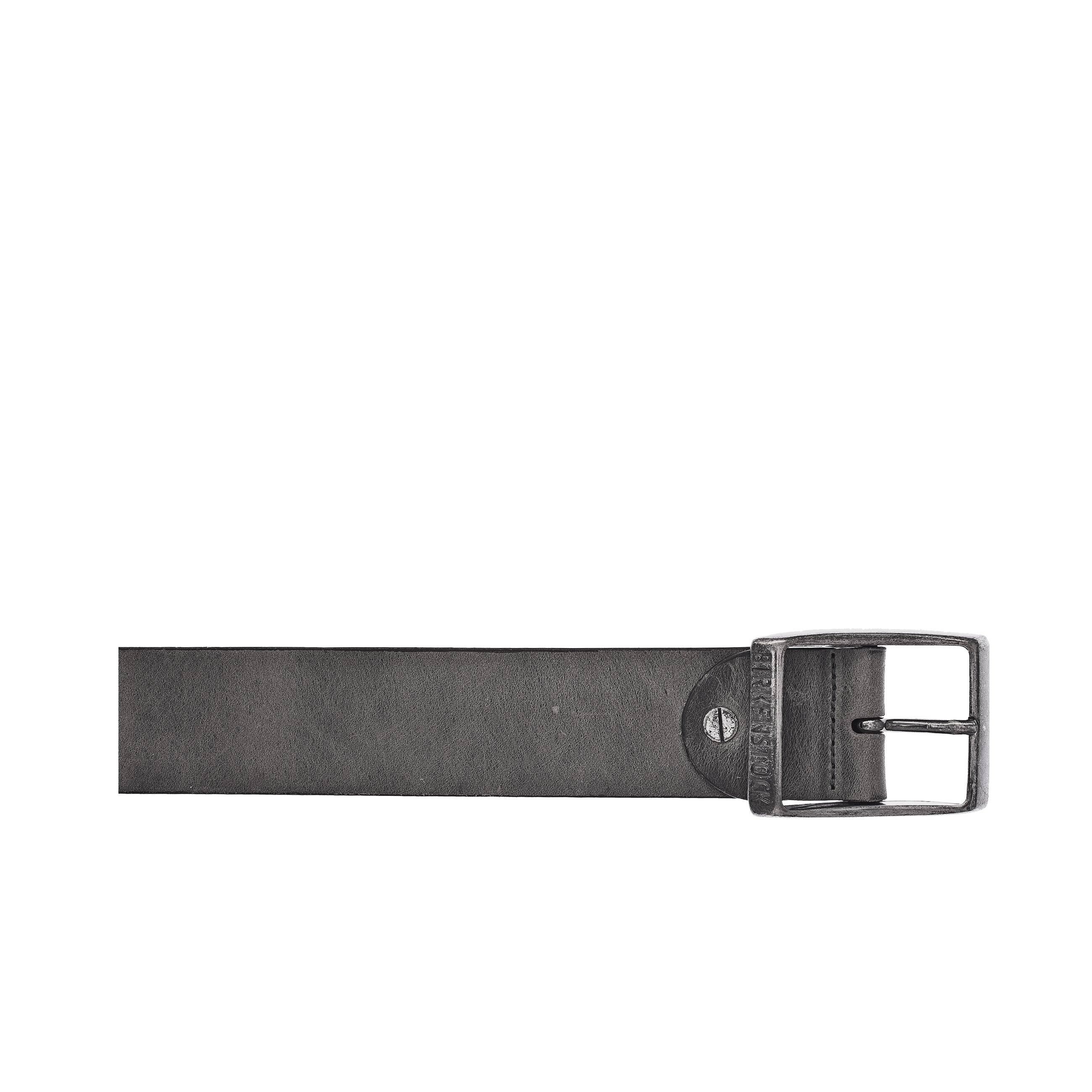 Kansas Gray Oiled Leather 35mm One Size