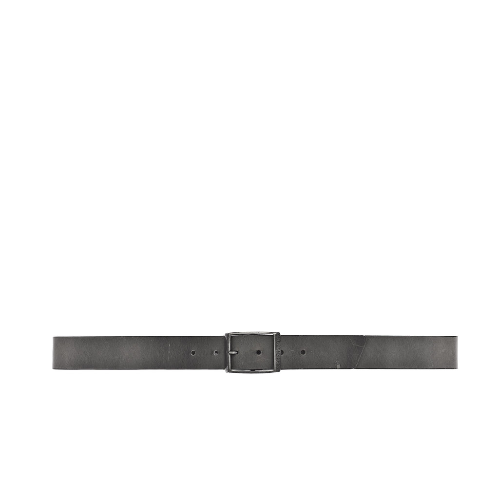 Kansas Gray Oiled Leather 35mm One Size