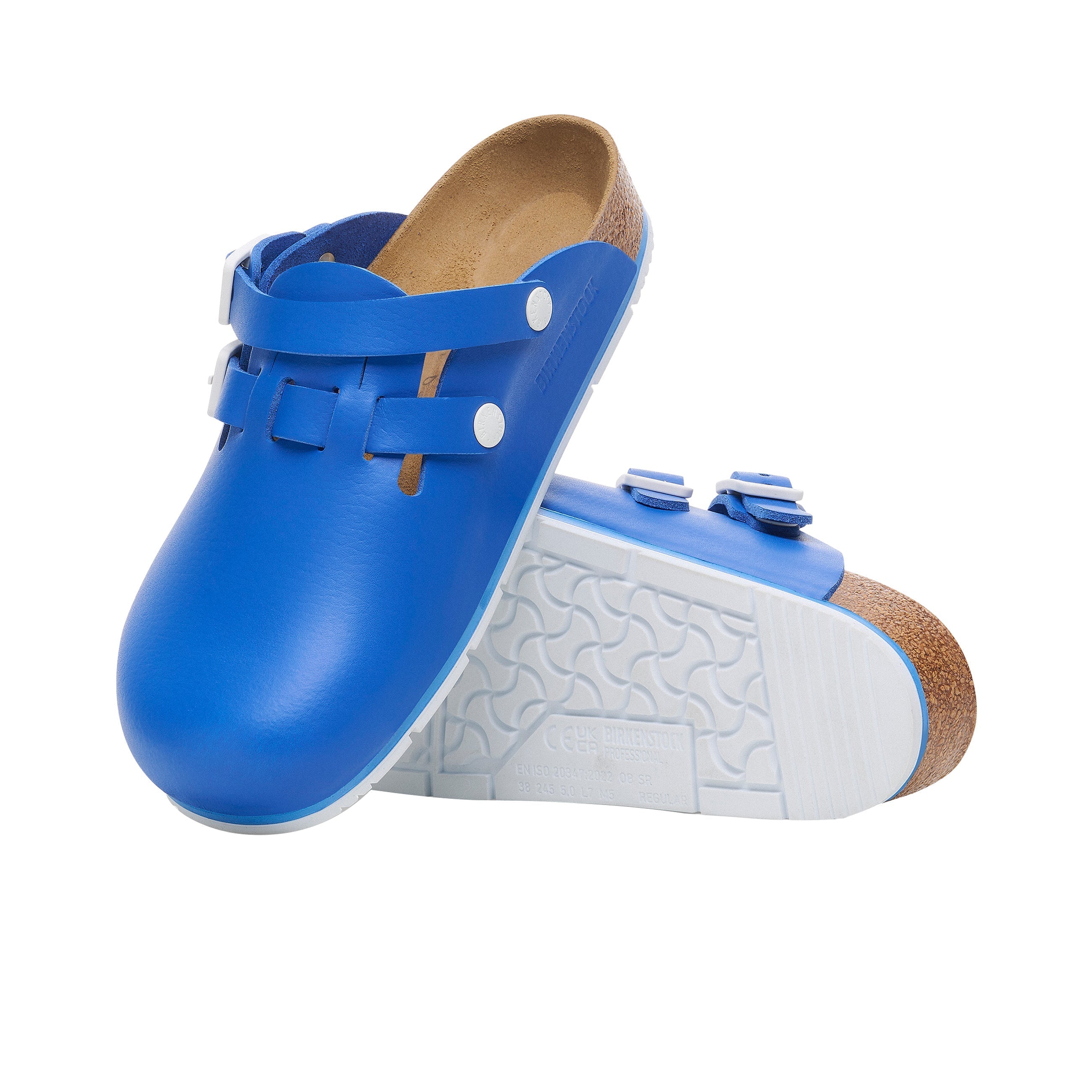 Kay Pro Blue PU Coated Natural Leather