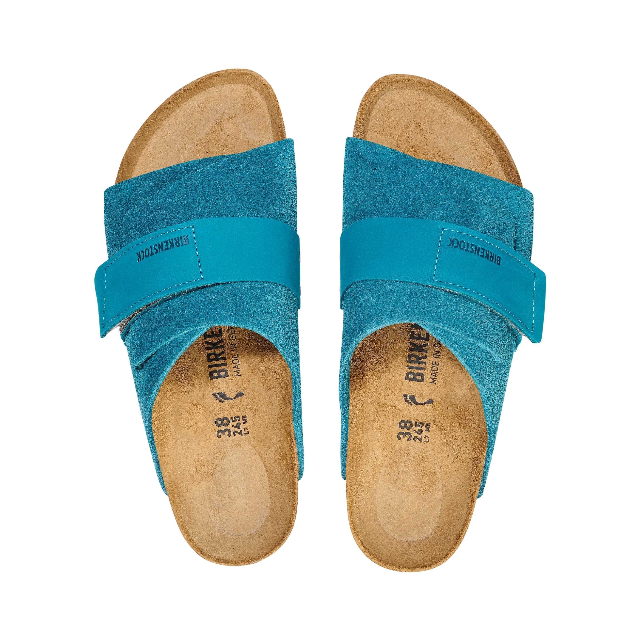 Kyoto Deep Turquoise Suede/Nubuck Leather