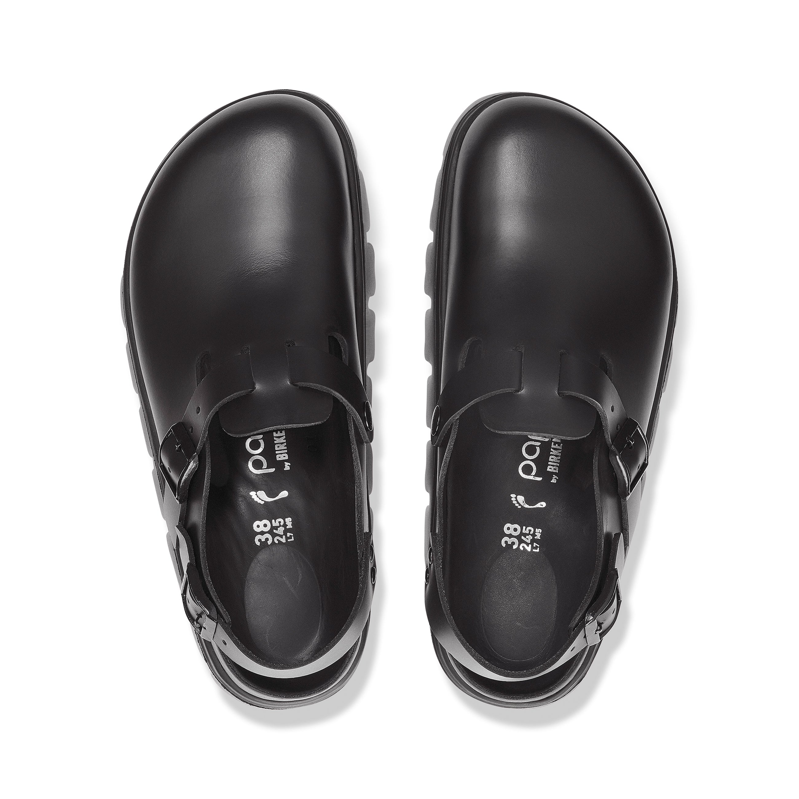 Tokio Chunky Exquisite Smooth Leather Black