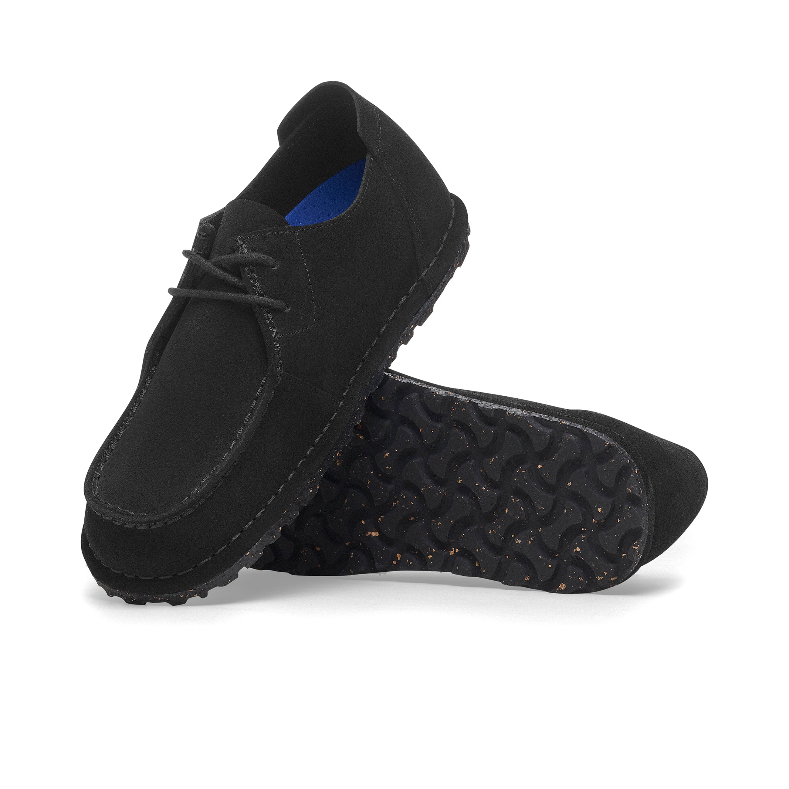 Utti Lace Black Suede Leather