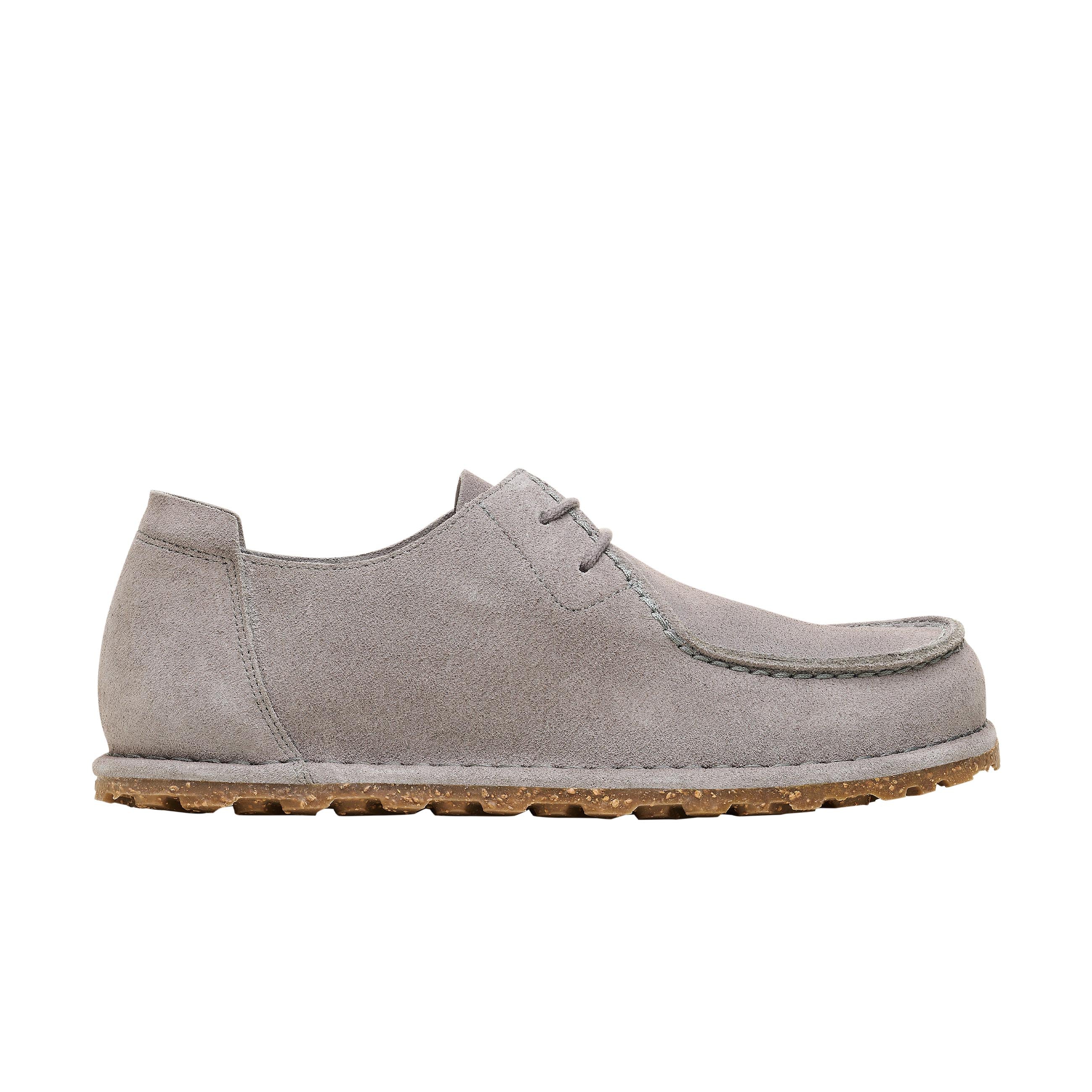 Utti Lace Whale Gray Suede Leather