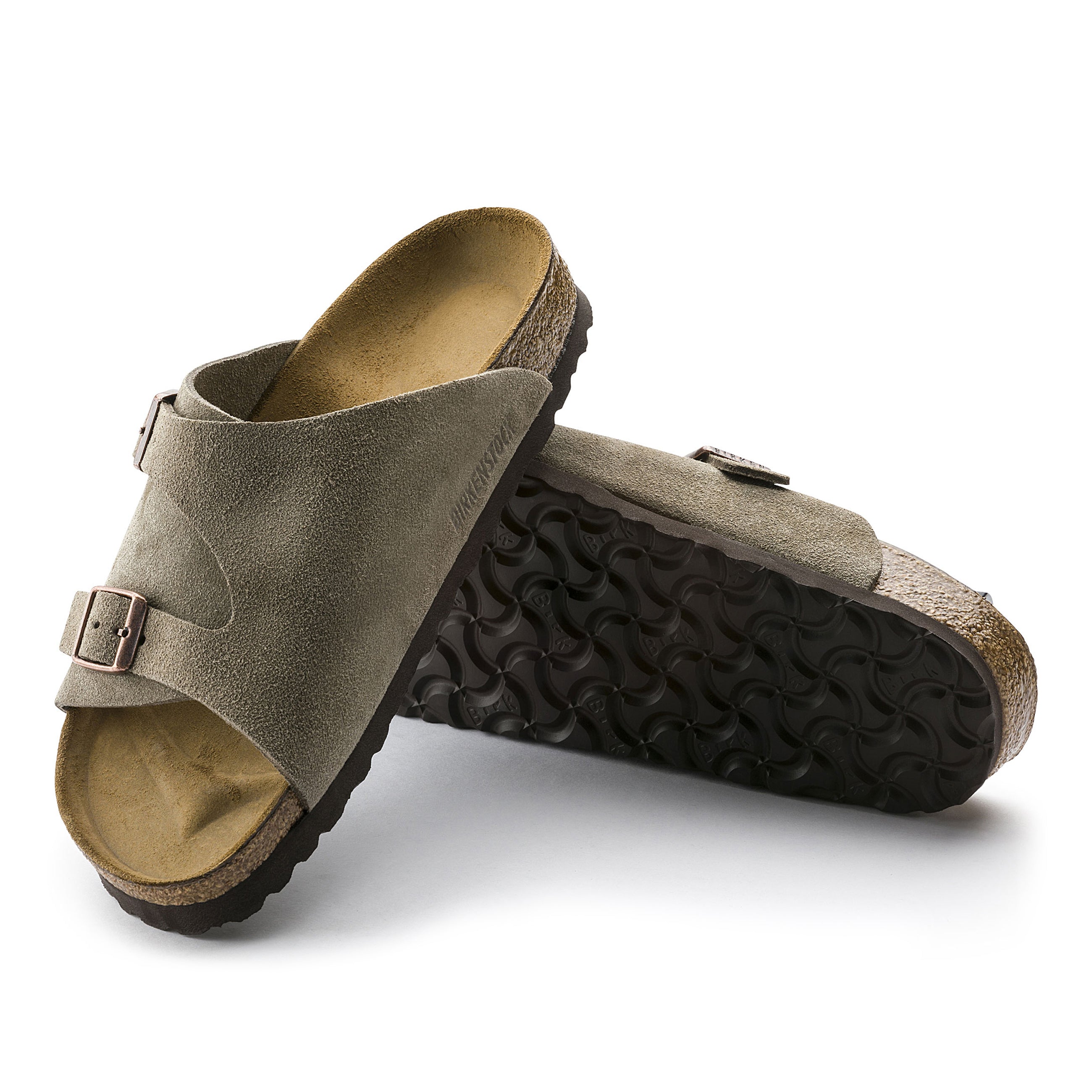 Zurich SFB Taupe Suede Leather