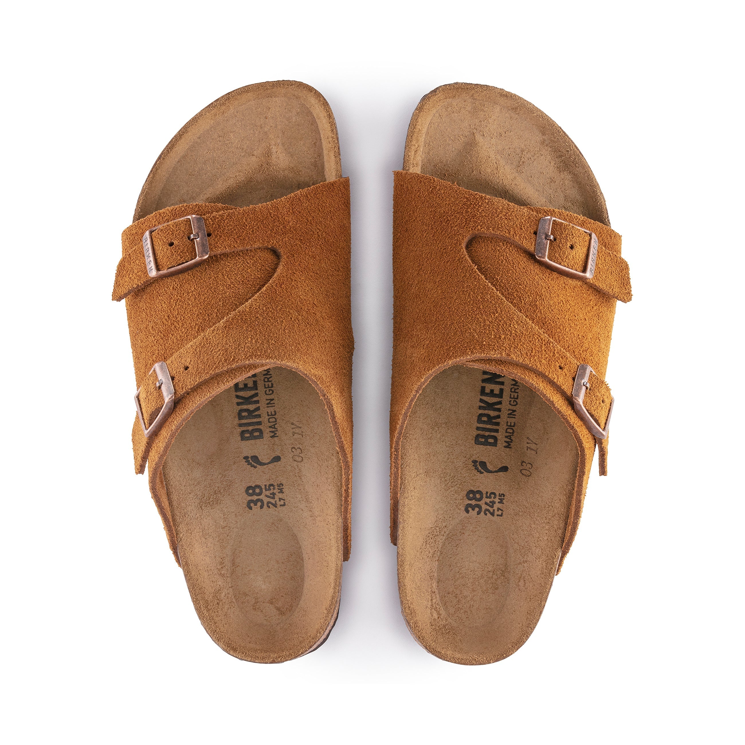 Zurich Mink Suede Leather